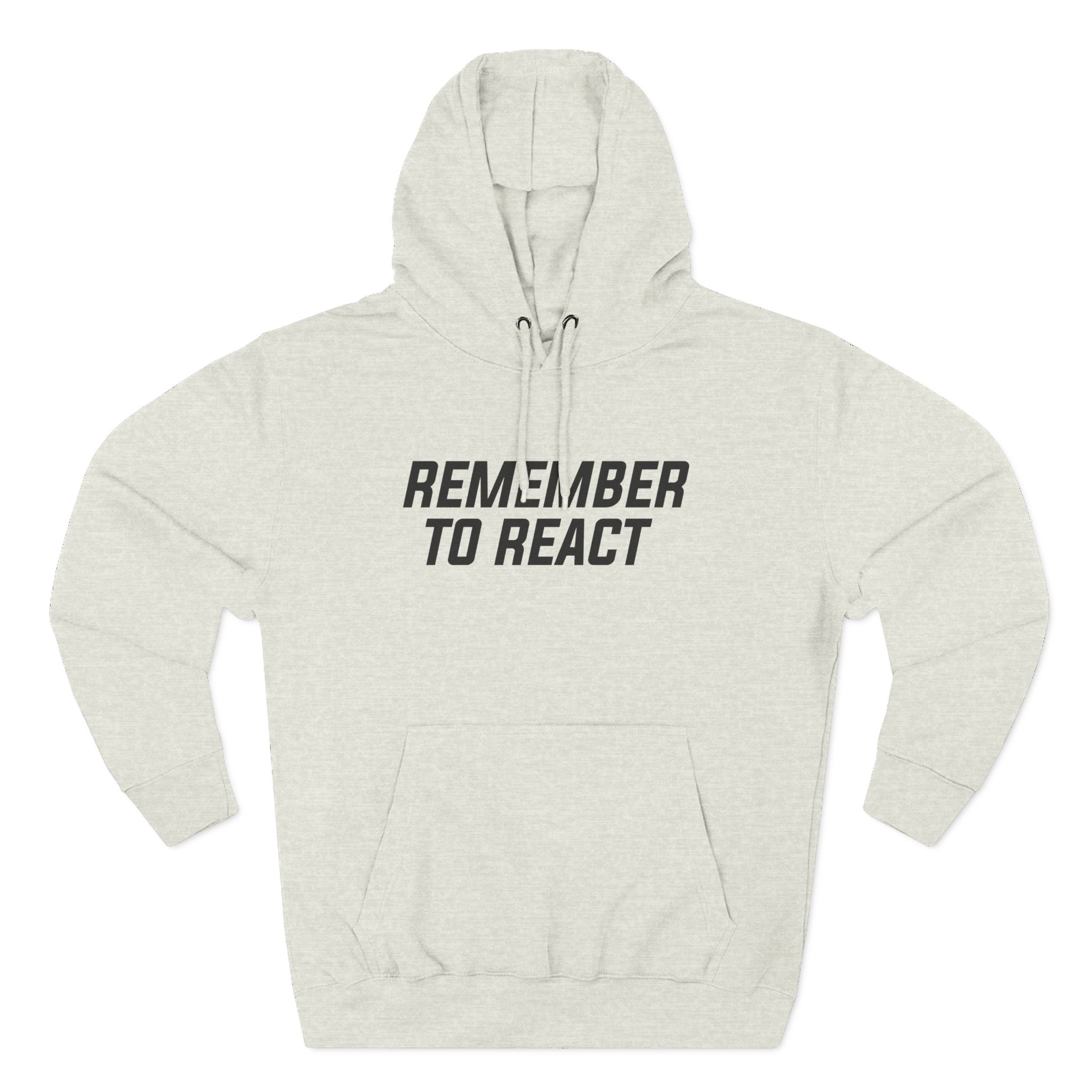 Jenny Holzer Remember to React Three-Panel Fleece Hoodie - Image 9
