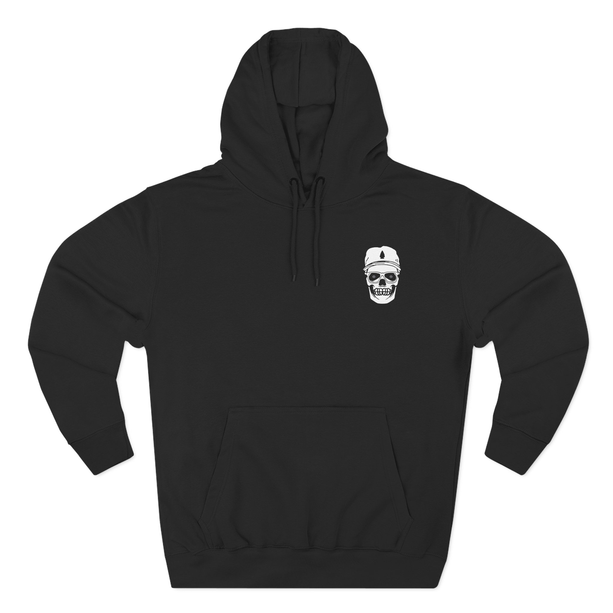 Hd Tattoo Shop Three-Panel Fleece Hoodie