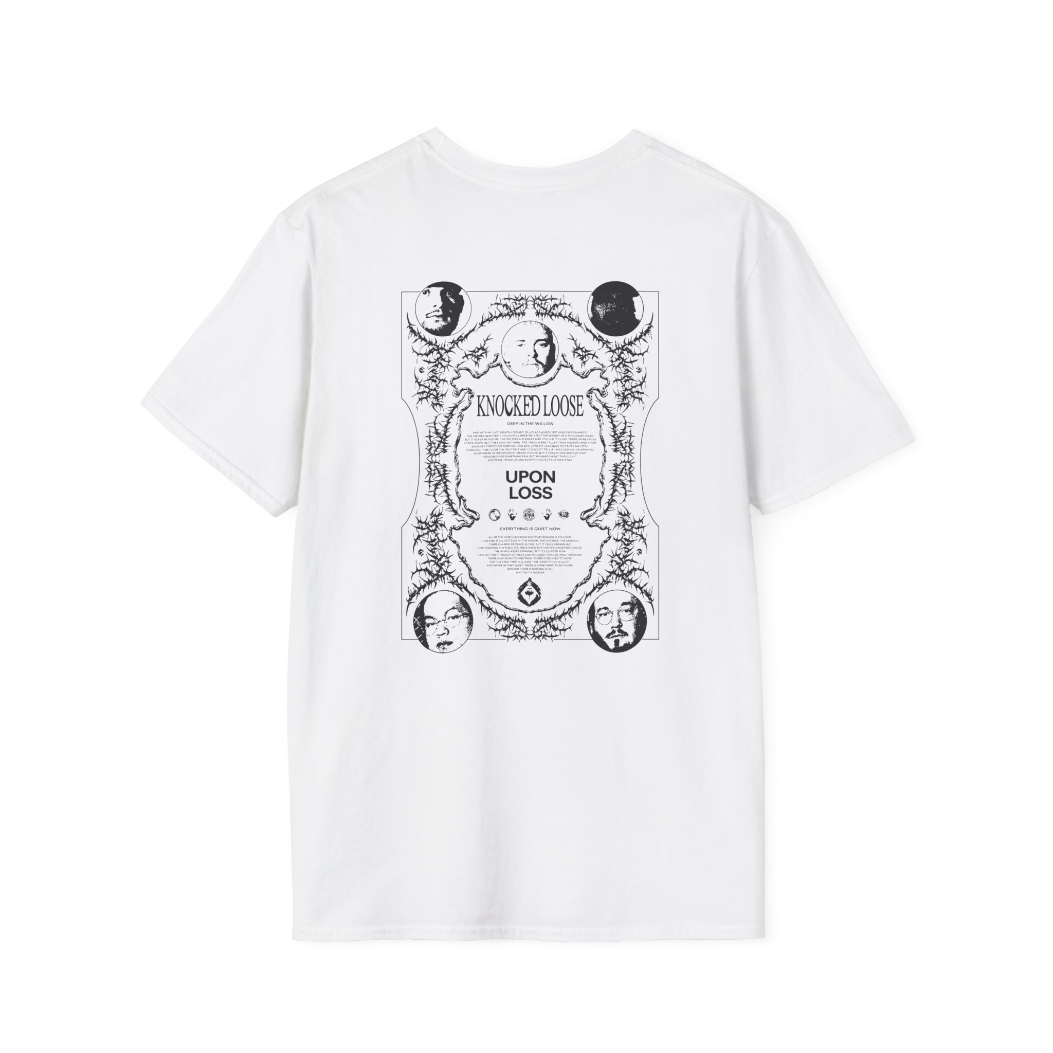 Knocked Loose Upon Loss Wolves Unisex Softstyle T-shirt - Image 4