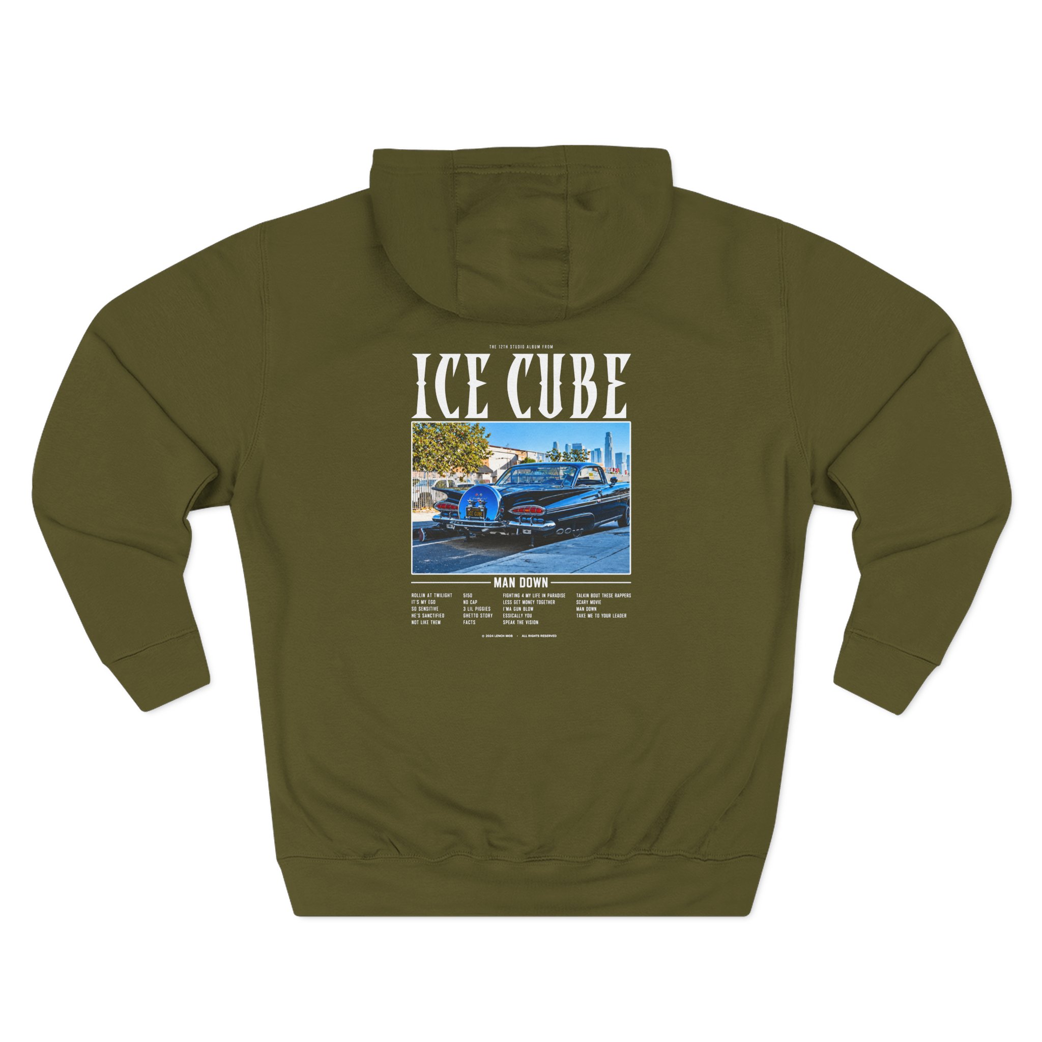 Ice Cube Man Down Street Three-Panel Fleece Hoodie - Image 6