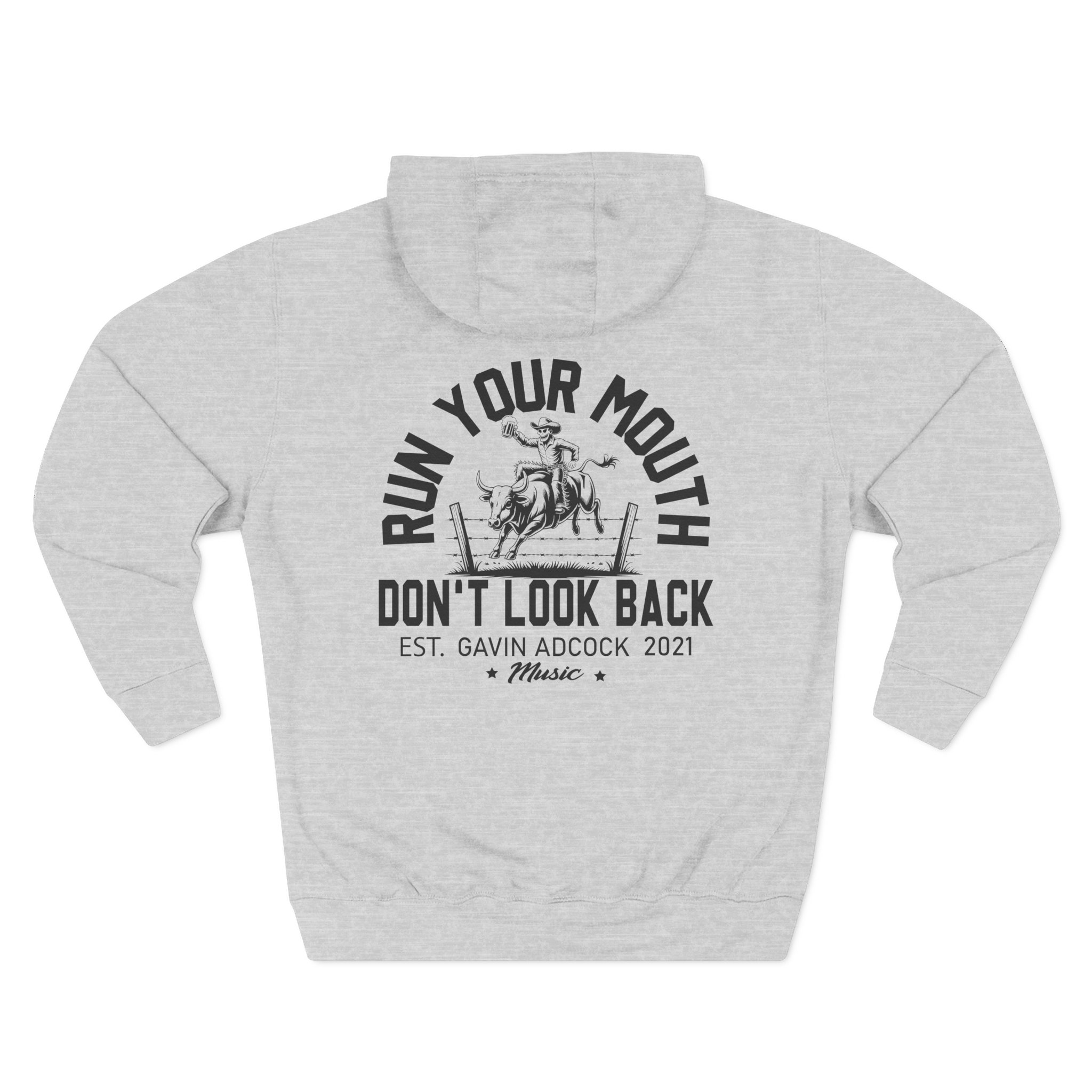 Gavin Adcock Run Your Mouth Three-Panel Fleece Hoodie - Image 4