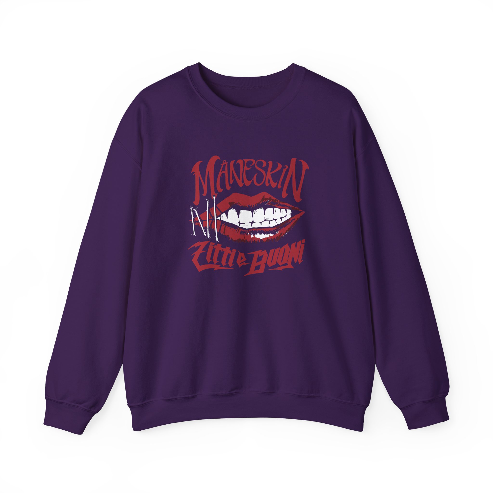 Maneskin ZITTI E BUONI Unisex Heavy Blend™ Crewneck Sweatshirt - Image 11