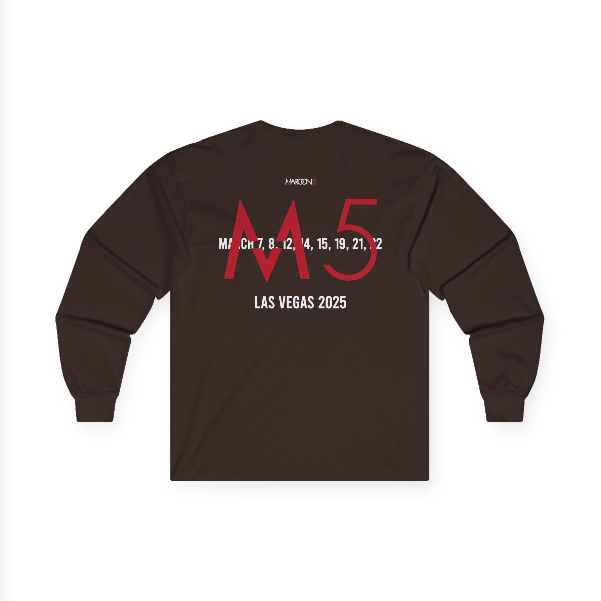 Adam Levine M5LV Distressed Unisex Ultra Cotton Long Sleeve Tee - Image 4