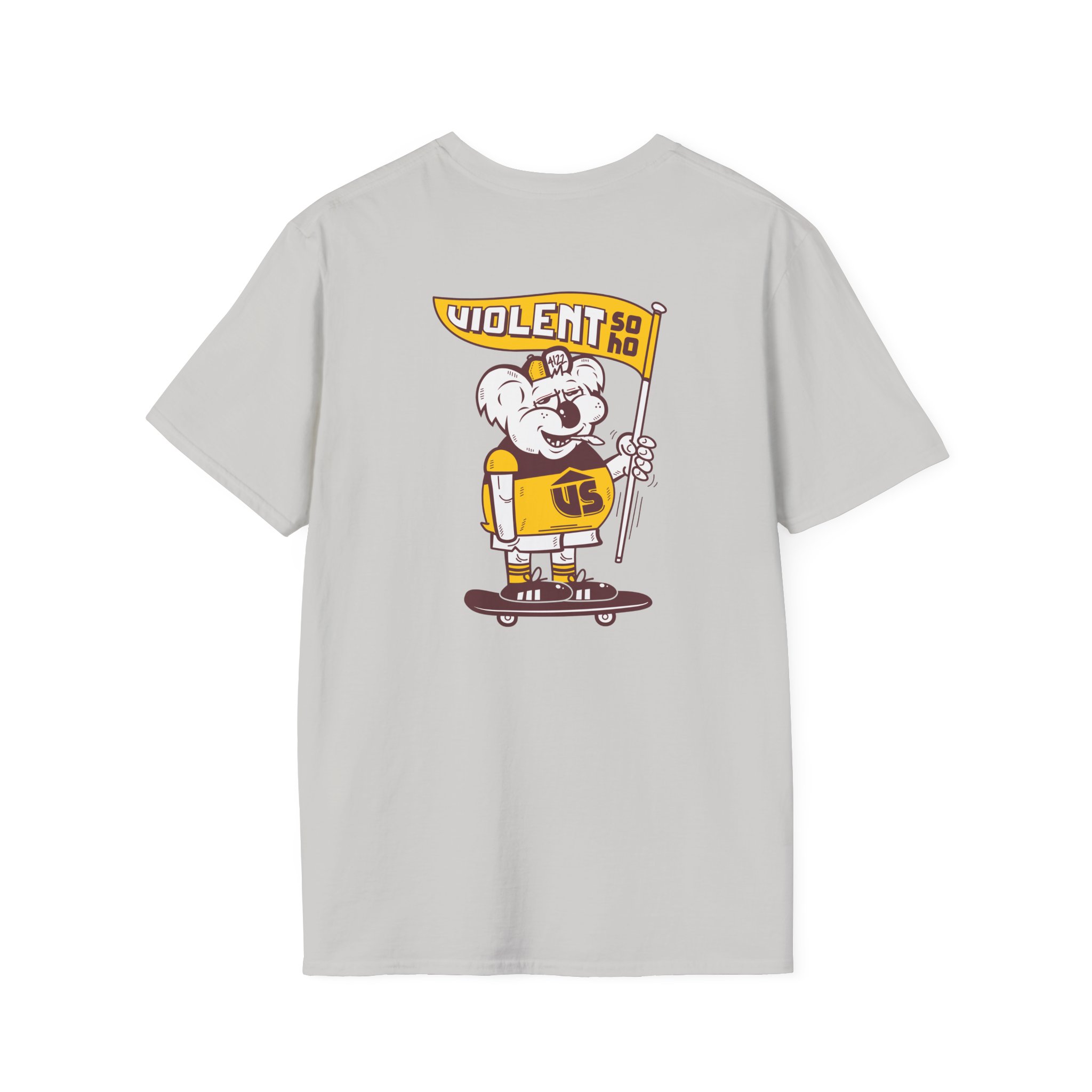 Violent Soho Brisbane Bears Unisex Softstyle T-Shirt - Image 8
