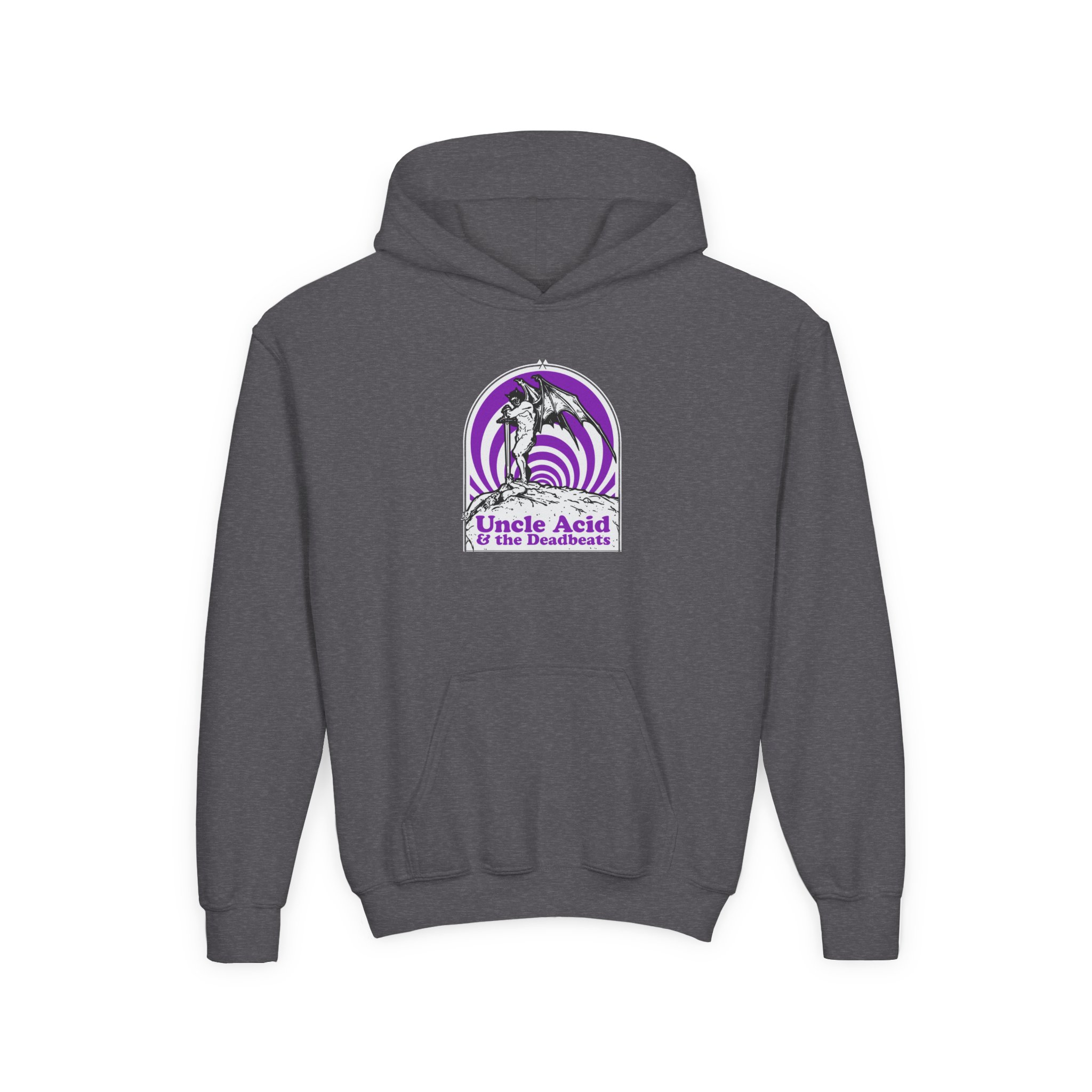 Deadbeats & Uncle Acid Youth Heavy Blend Hooded Sweatshirt - Image 9