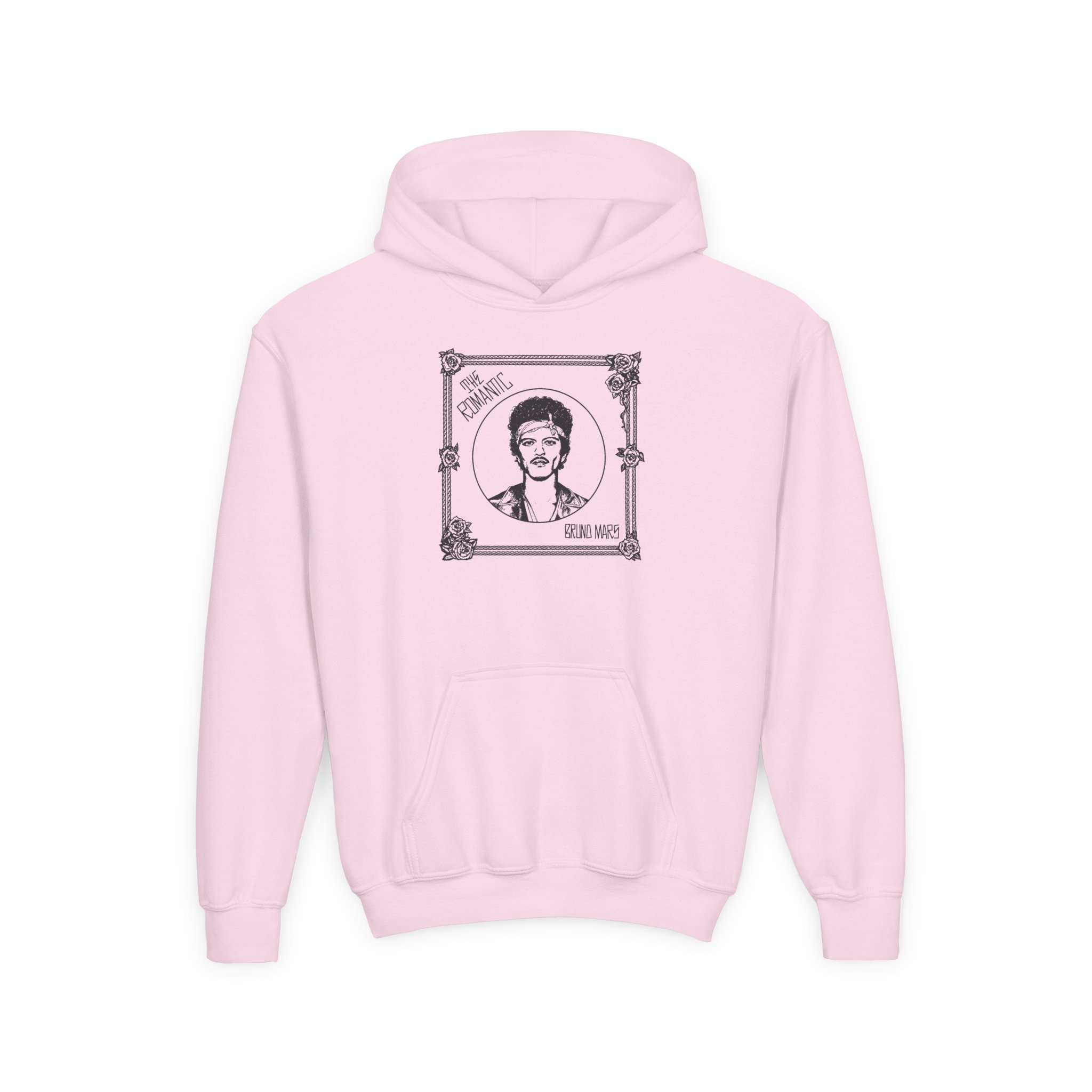 Bruno Mars the Romantic Tour Youth Heavy Blend Hooded Sweatshirt - Image 5
