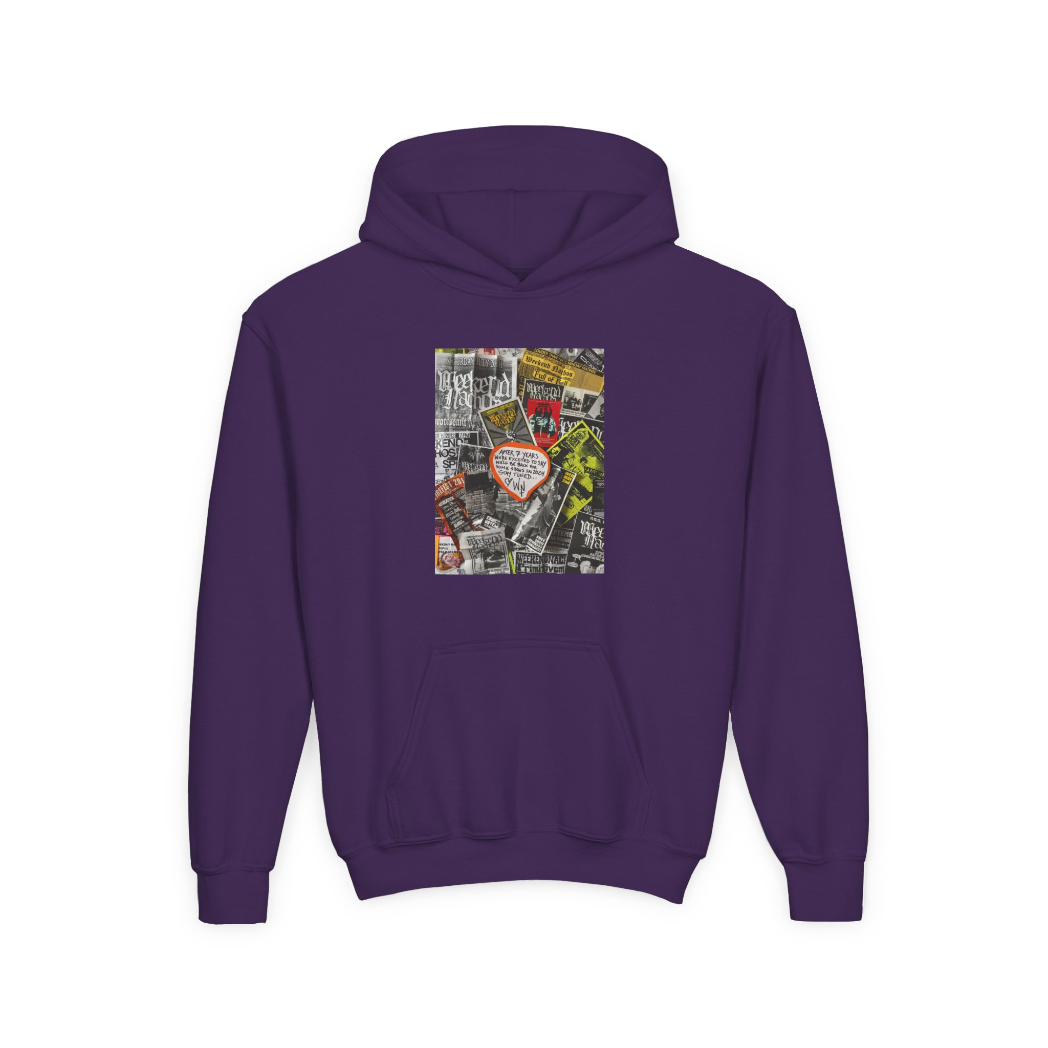 Youth Weekend Nachos Heavy Blend Hooded Sweatshirt - Image 11