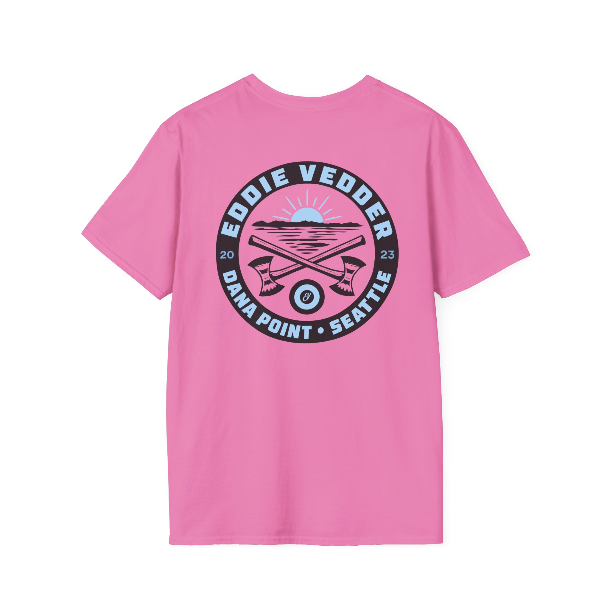 Eddie Vedder Coastal Unisex Softstyle T-Shirt - Image 22
