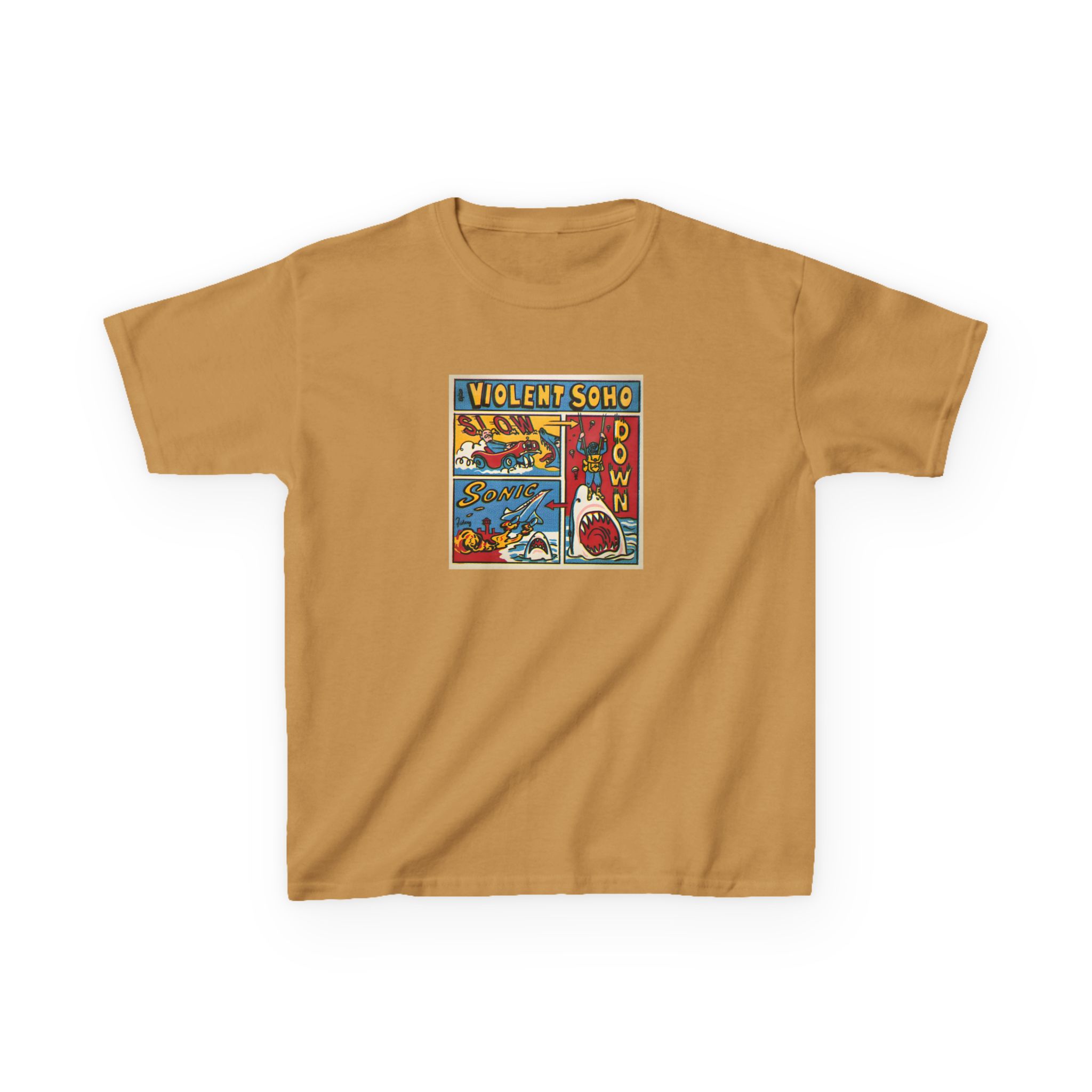 Violent Soho Slow Down Sonic Kids Heavy Cotton™ Tee - Image 3