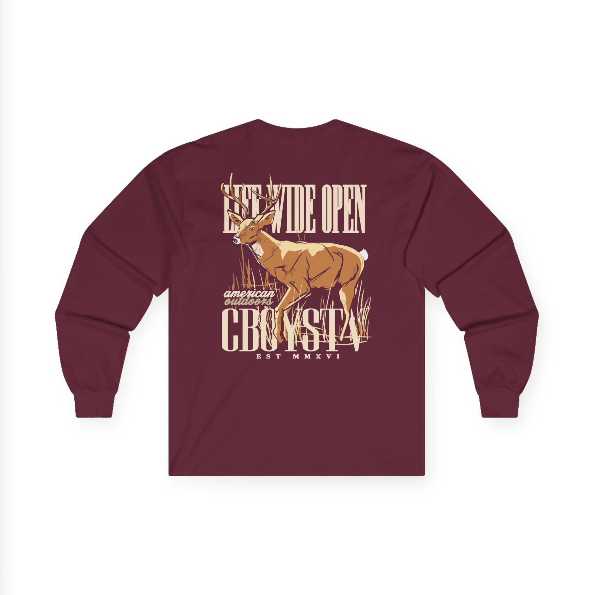 Cboystv Whitetail Unisex Ultra Cotton Long Sleeve Tee - Image 4