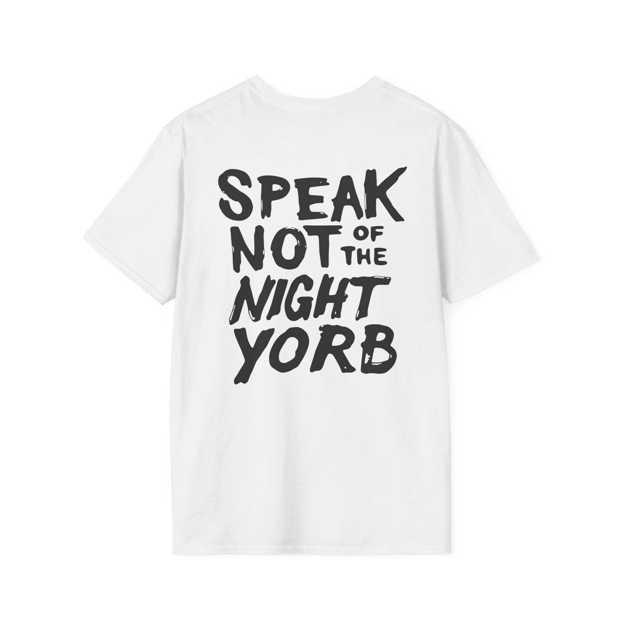 Dropout Night Yorb Anagram Unisex Softstyle T-Shirt - Image 2