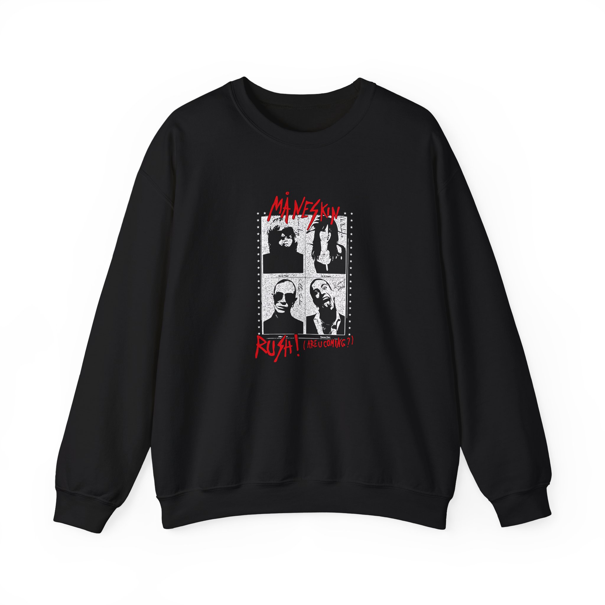 Maneskin RUSH! Unisex Heavy Blend™ Crewneck Sweatshirt