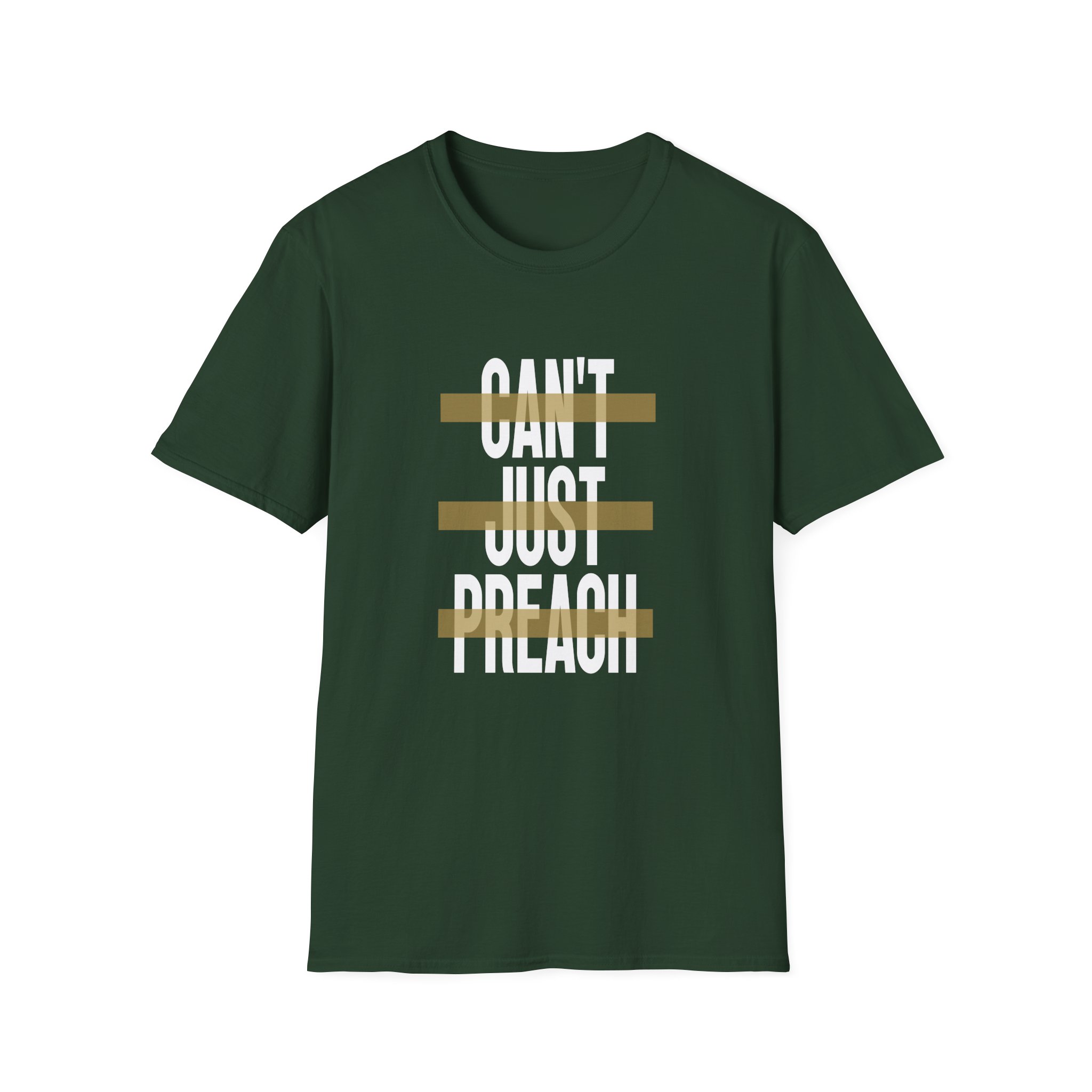 John Legend Can't Just Preach Unisex Softstyle T-Shirt - Image 7