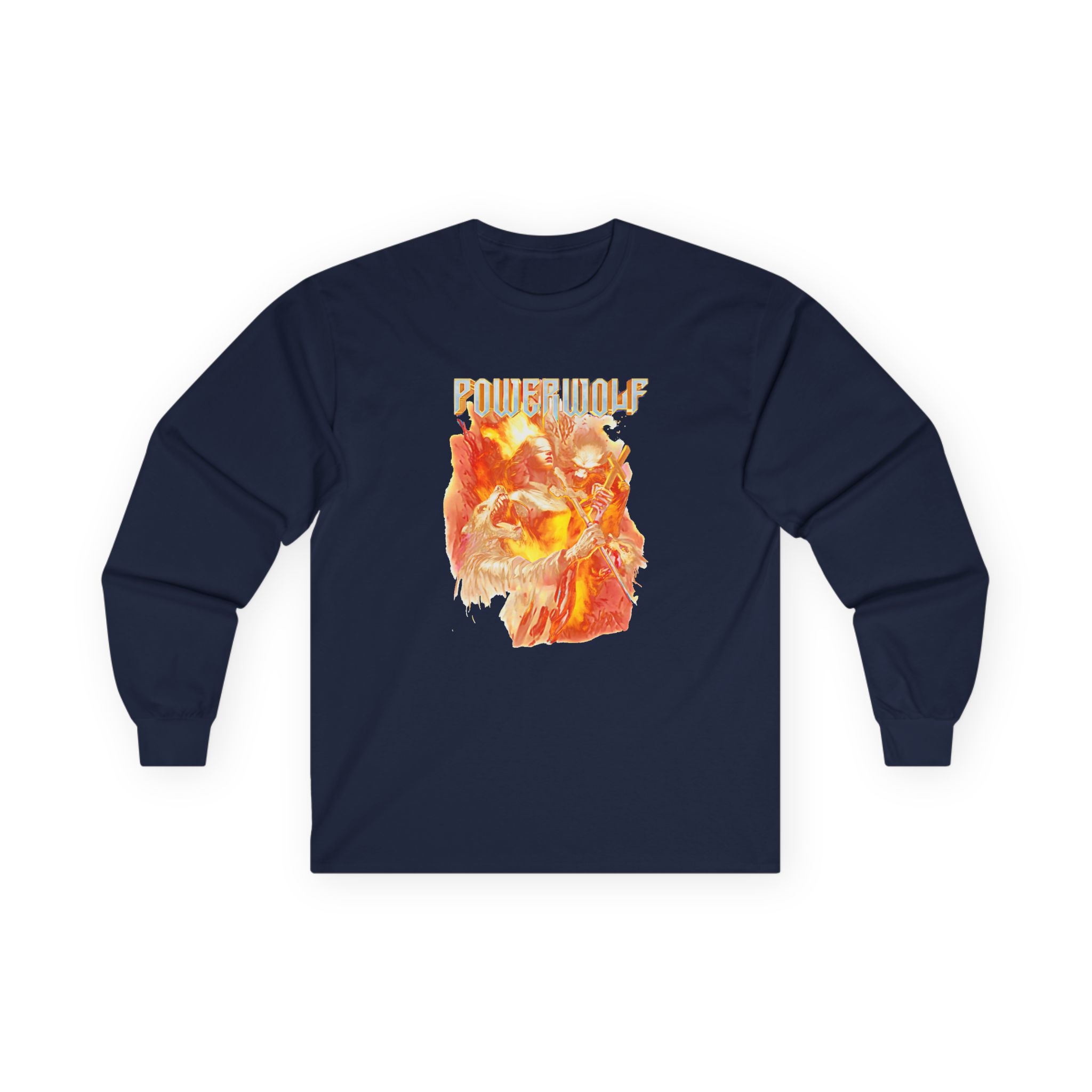 Powerwolf Joan of Arc Unisex Ultra Cotton Long Sleeve Tee - Image 5