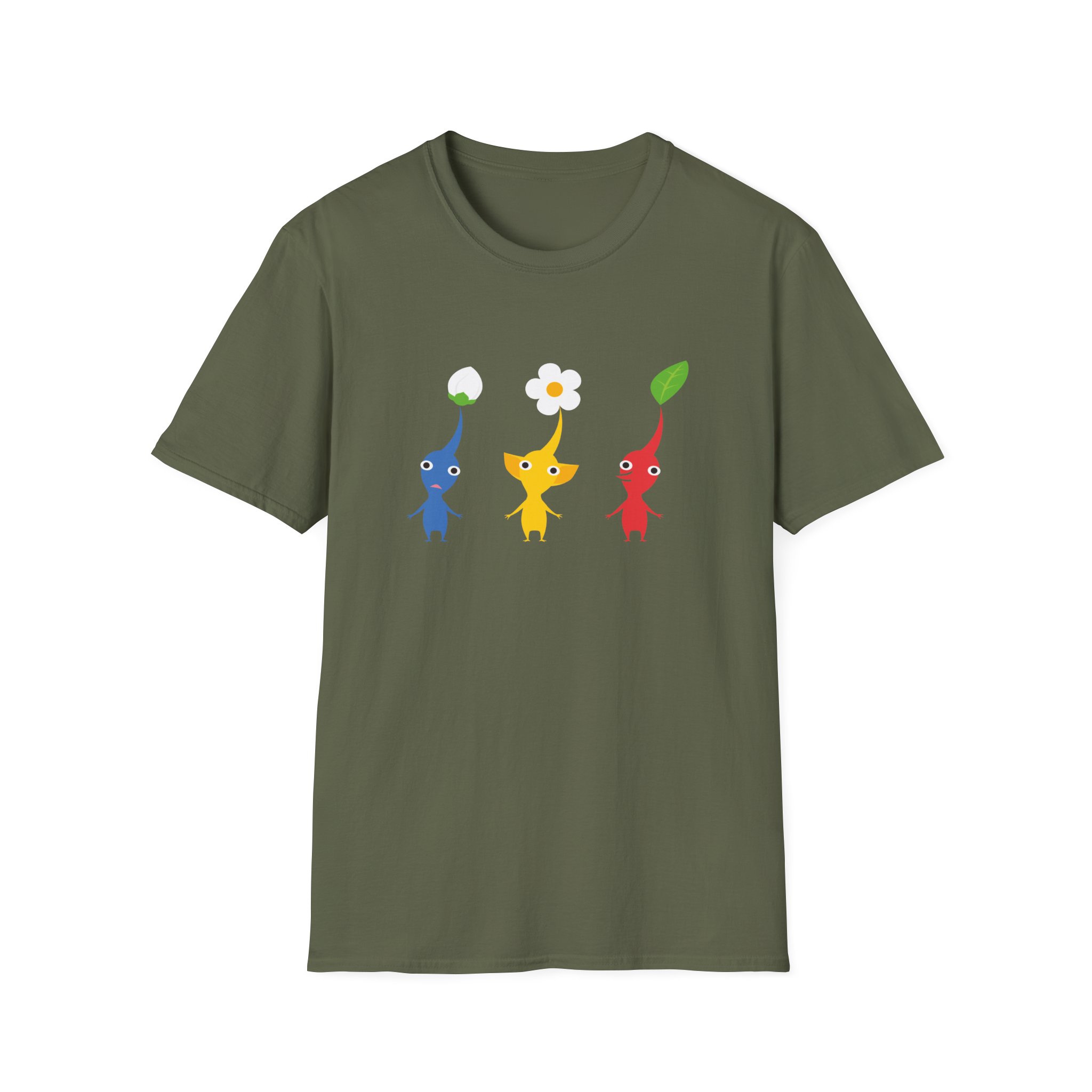 NTD Pikmin Encounter Unisex Softstyle T-Shirt - Image 11