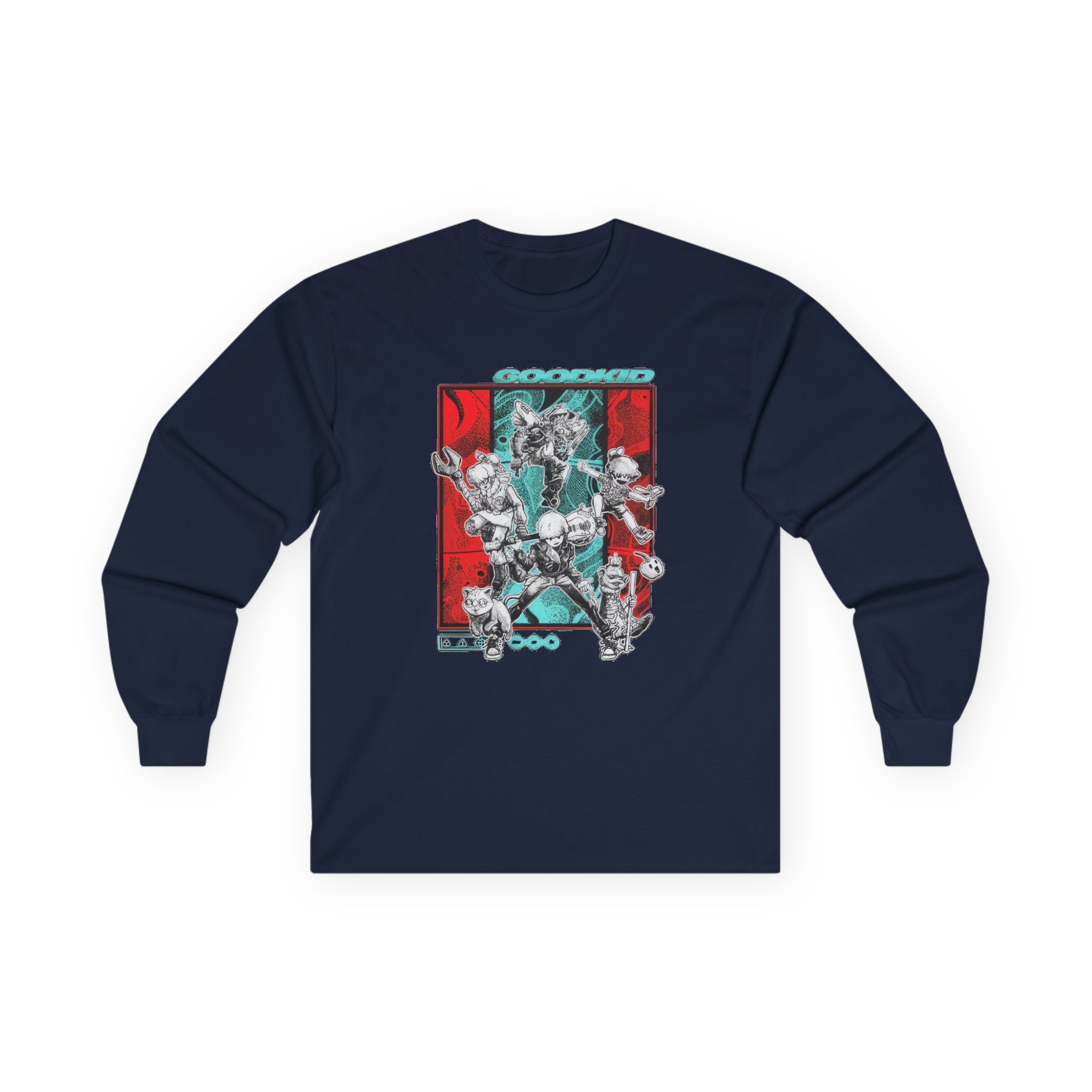 Good Kid Logo Unisex Ultra Cotton Long Sleeve Tee - Image 5