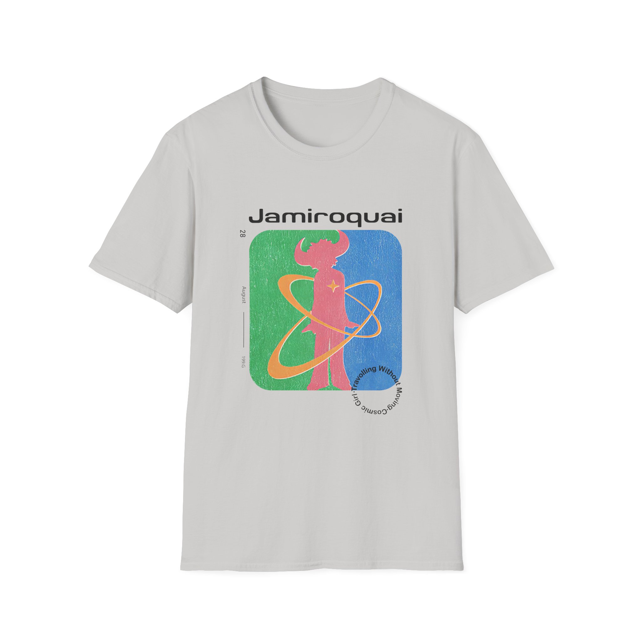 Calvin Harris Cosmic Girl Embroidered Unisex Softstyle T-Shirt - Image 7