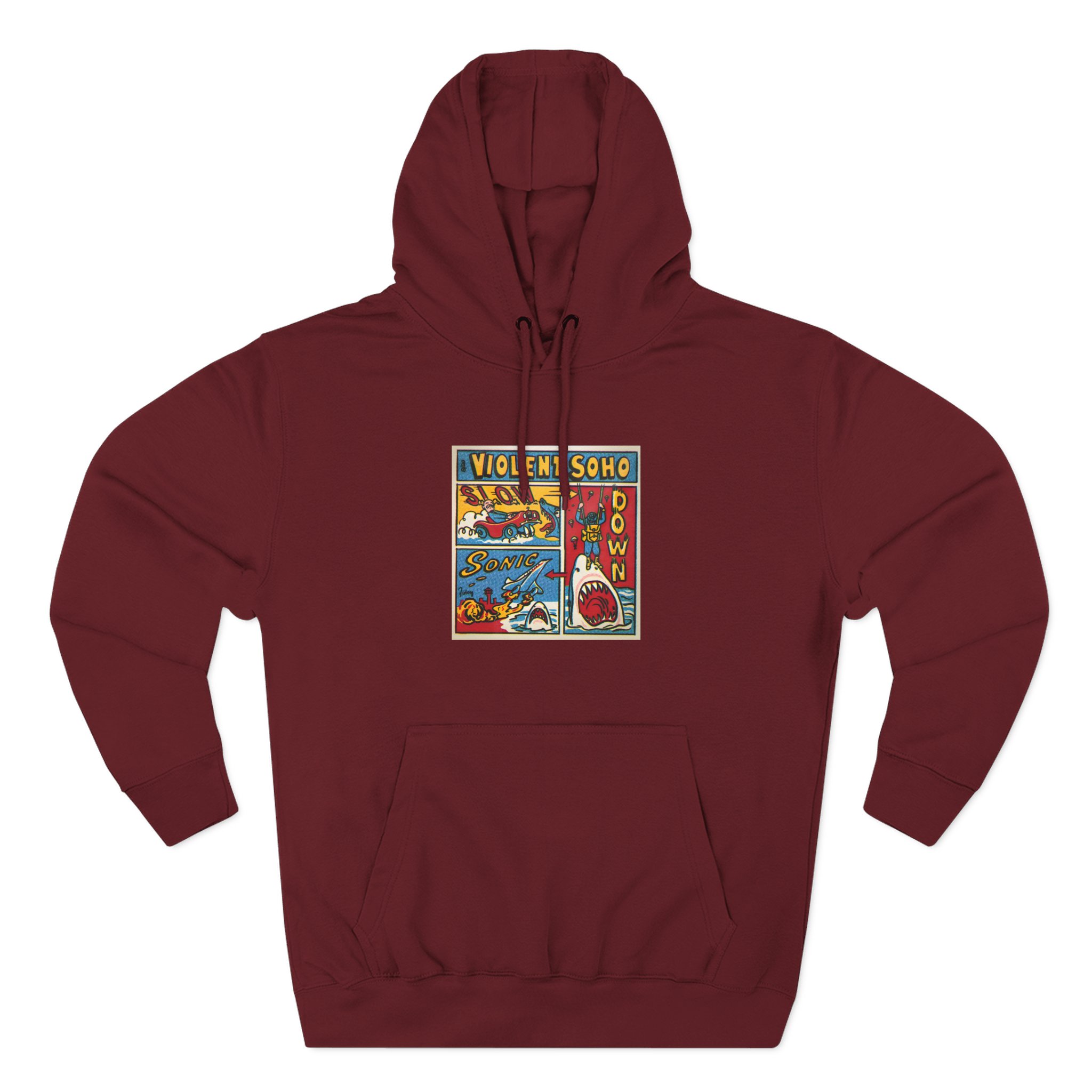 Violent Soho Slow Down Sonicv Three-Panel Fleece Hoodie - Image 11