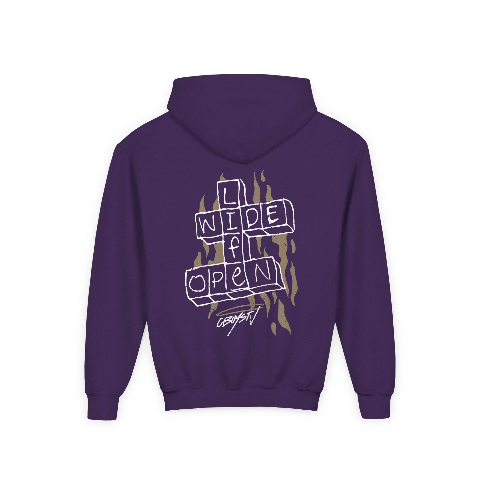 Cboystv Crossword Youth Heavy Blend Hooded Sweatshirt - Image 14