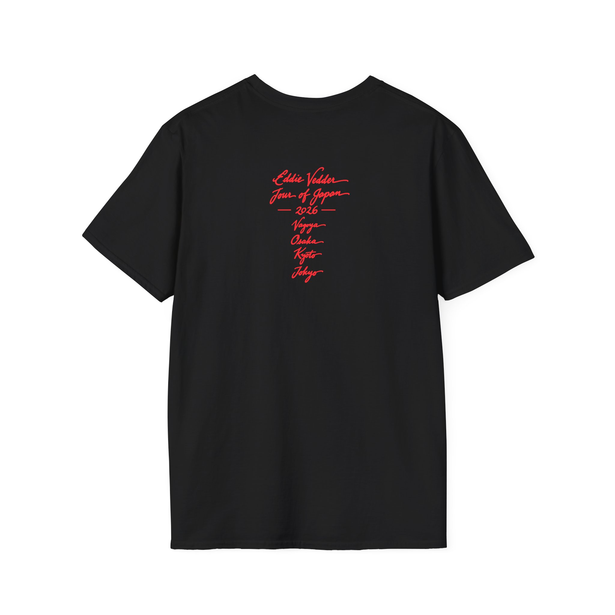 Eddie Vedder Flag Unisex Softstyle T-Shirt - Image 2