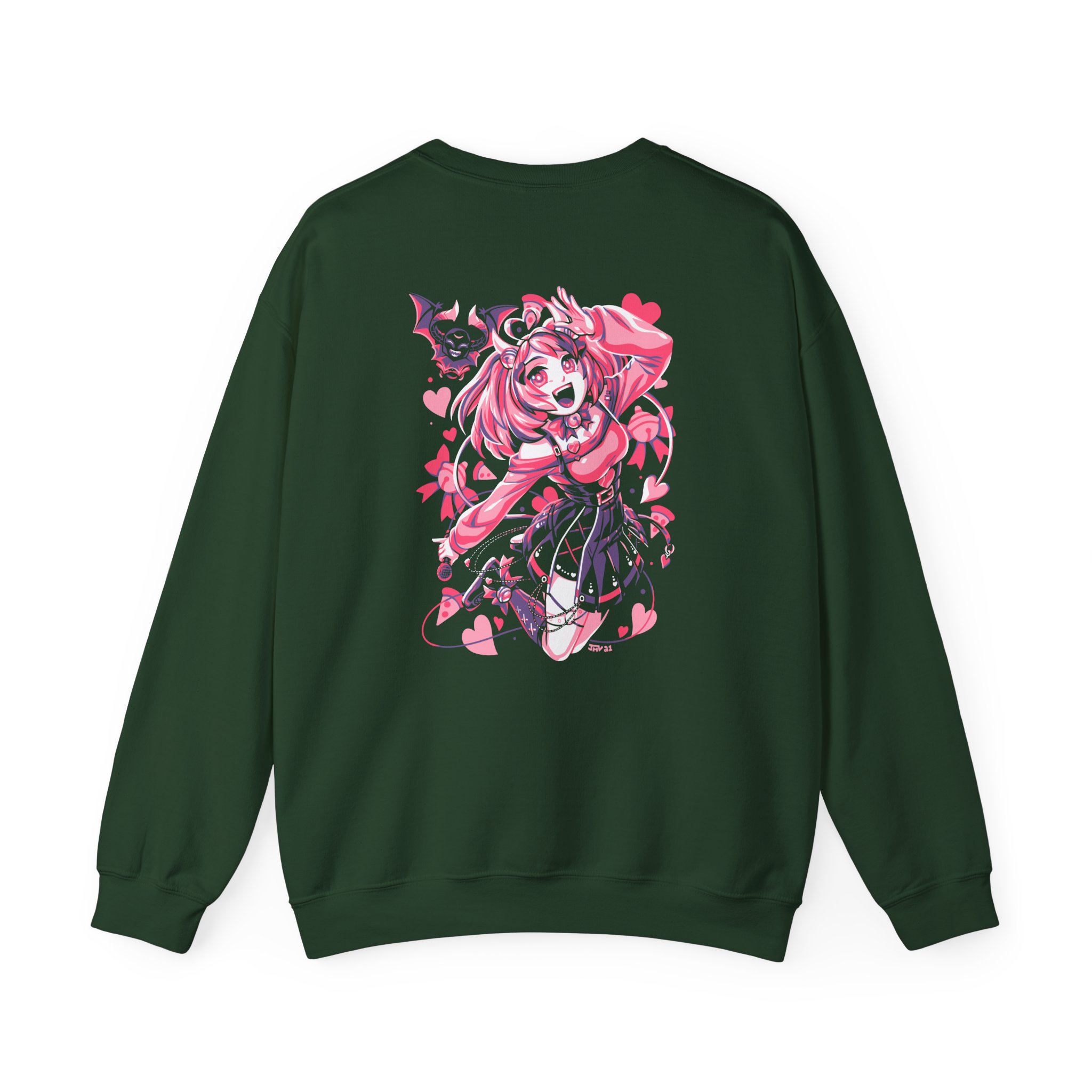 Ironmouse Anime Unisex Heavy Blend™ Crewneck Sweatshirt - Image 6