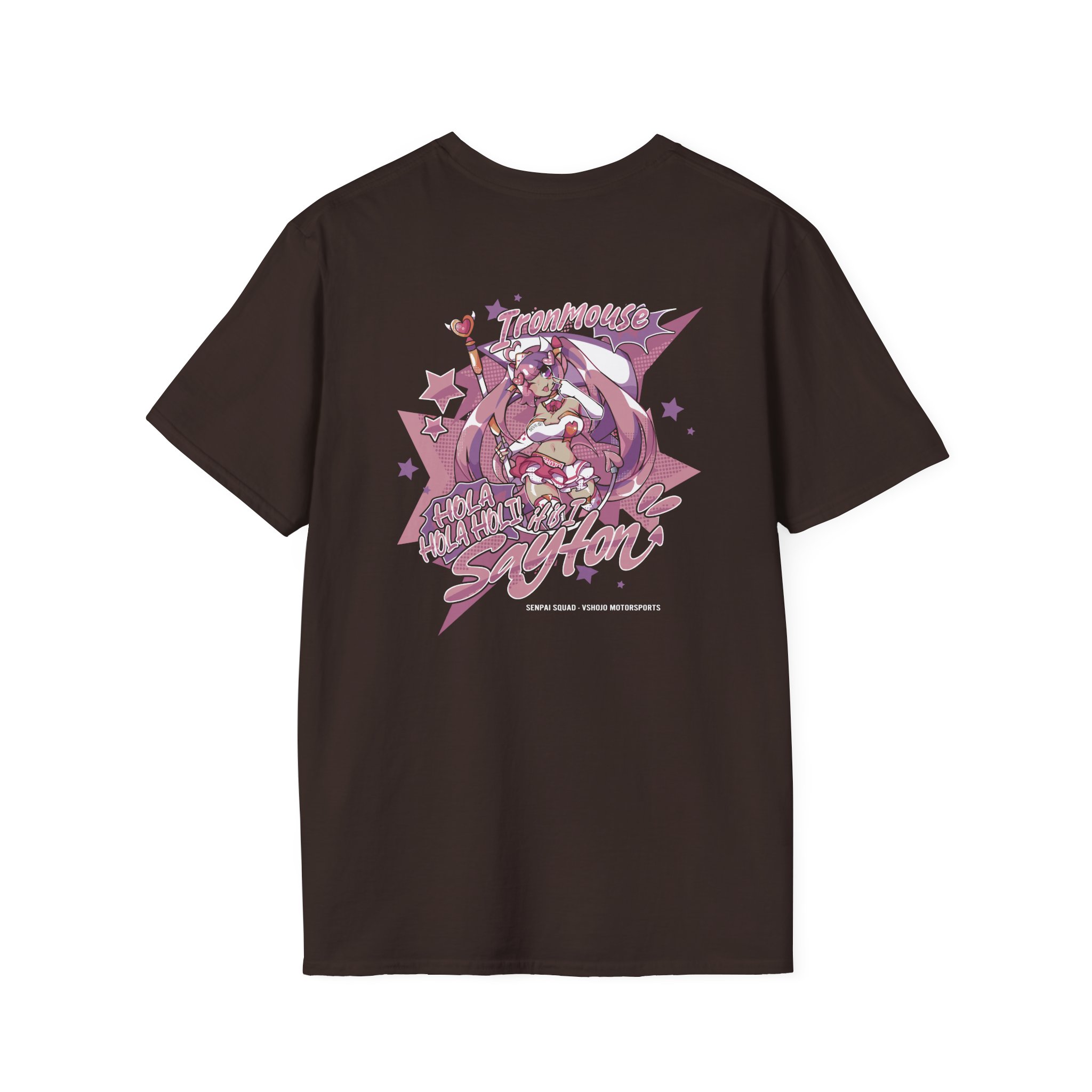 Ironmouse V2 Vshojo X Senpai Squad Unisex Softstyle T-shirt - Image 4