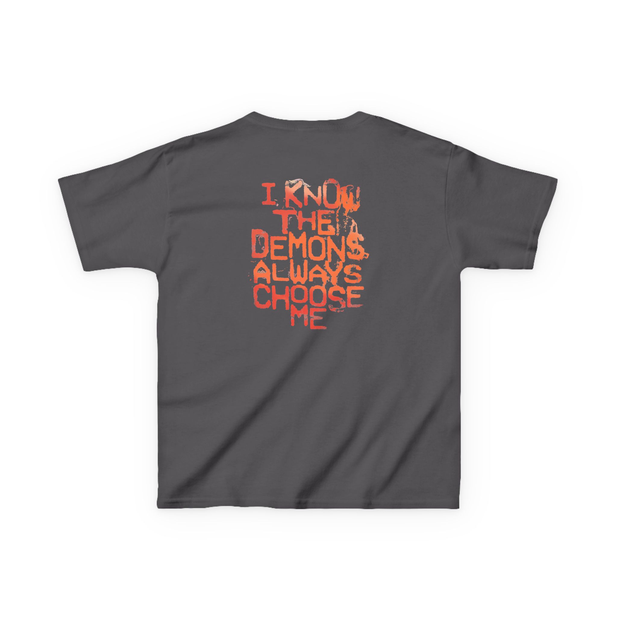 Kids Poppy Negative Spaces Heavy Cotton™ Tee - Image 6