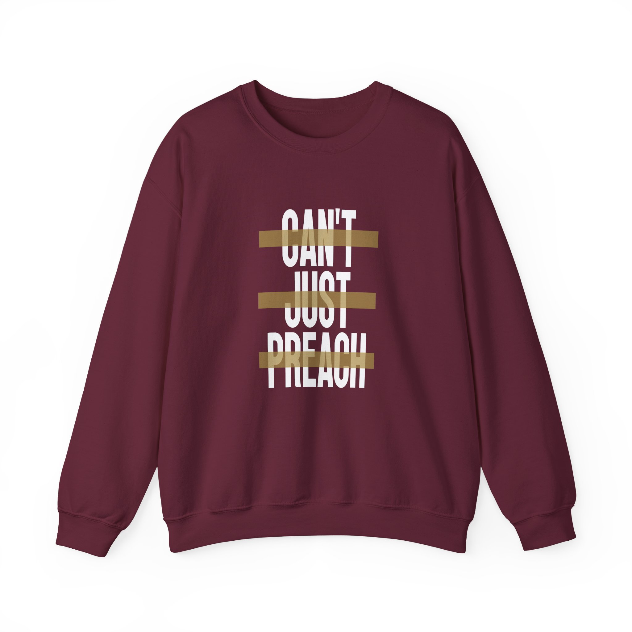 John Legend Can't Just Preach Unisex Heavy Blend™ Crewneck Sweatshirt - Image 5