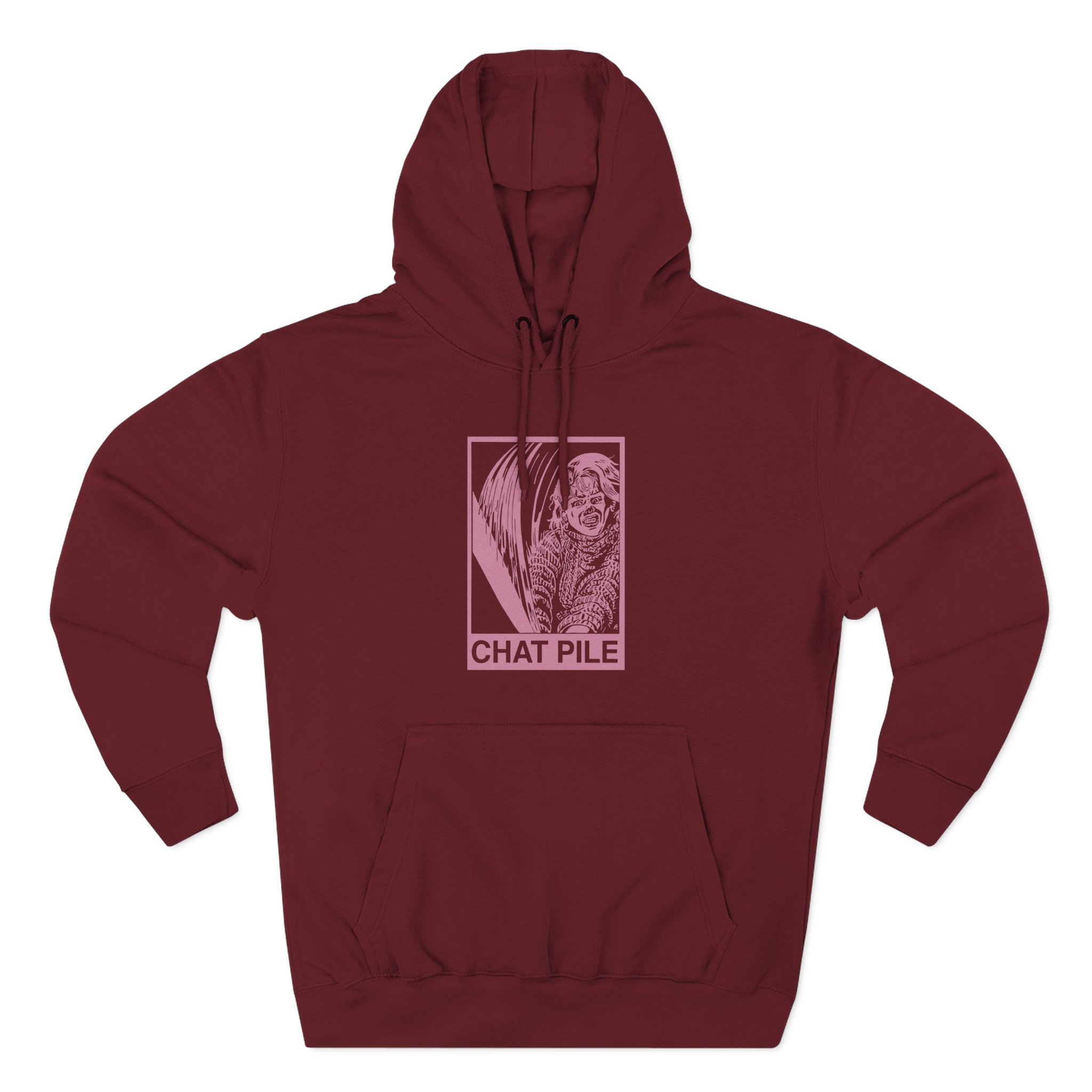 Chat Pile Pamela Three-Panel Fleece Hoodie - Image 9