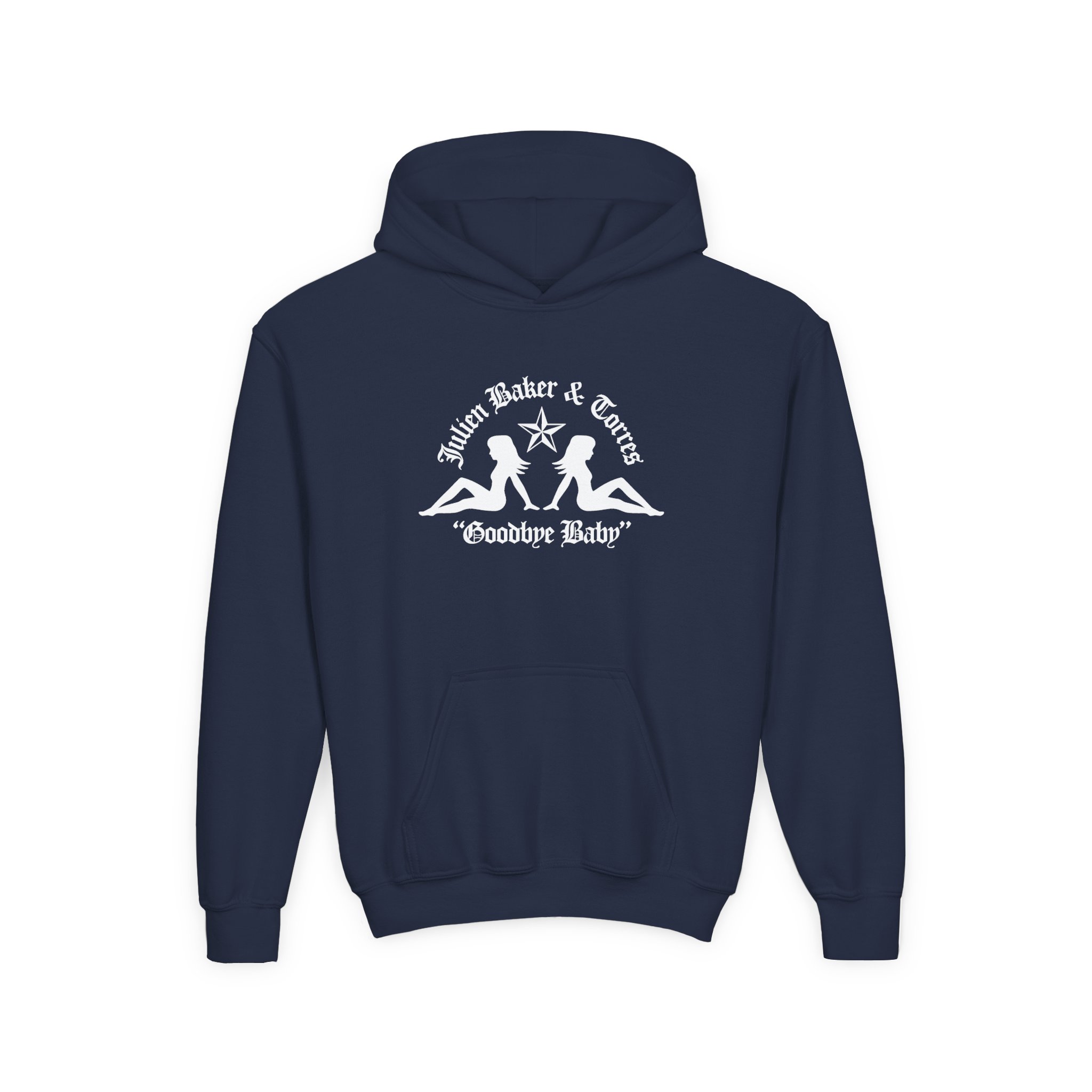 Julien Baker Goodbye Baby Youth Heavy Blend Hooded Sweatshirt - Image 11
