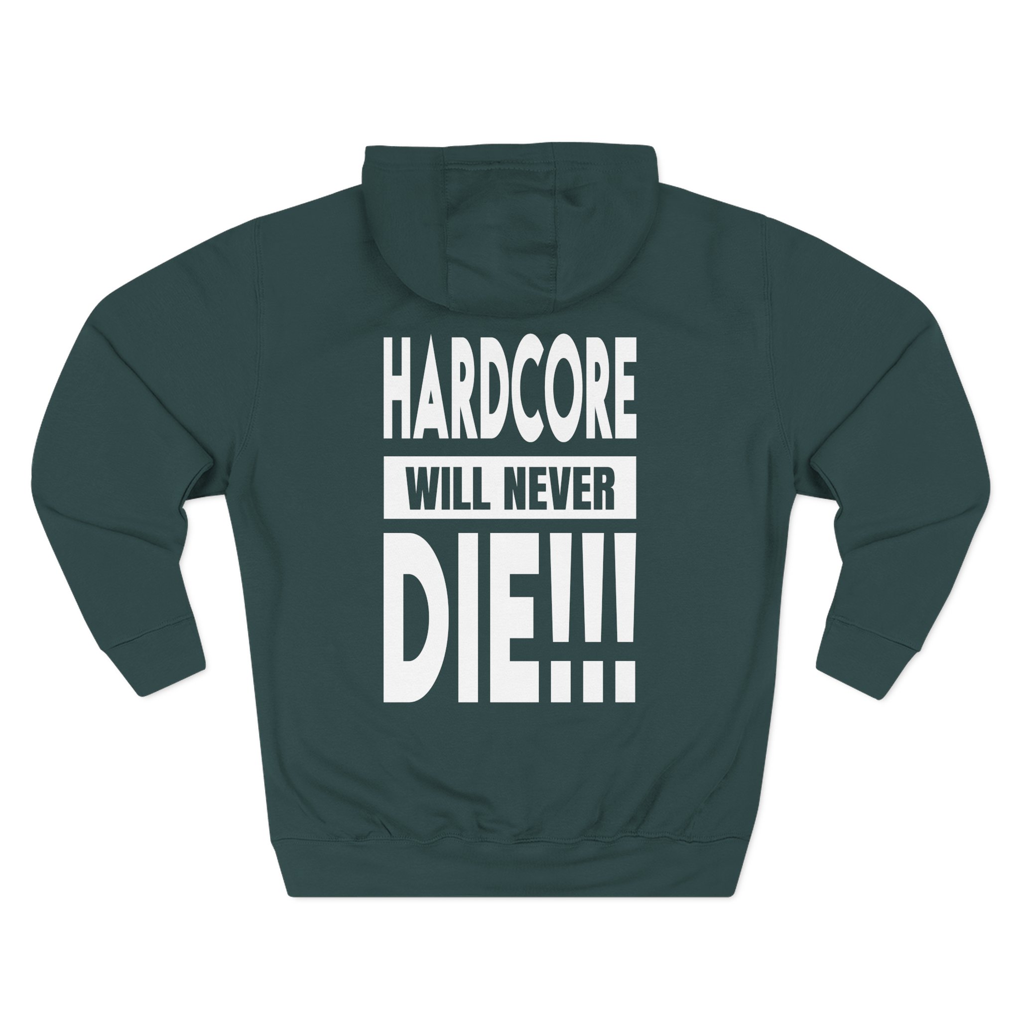 Thunderdome Hardcore Will Never Die Three-panel Fleece Hoodie - Image 6