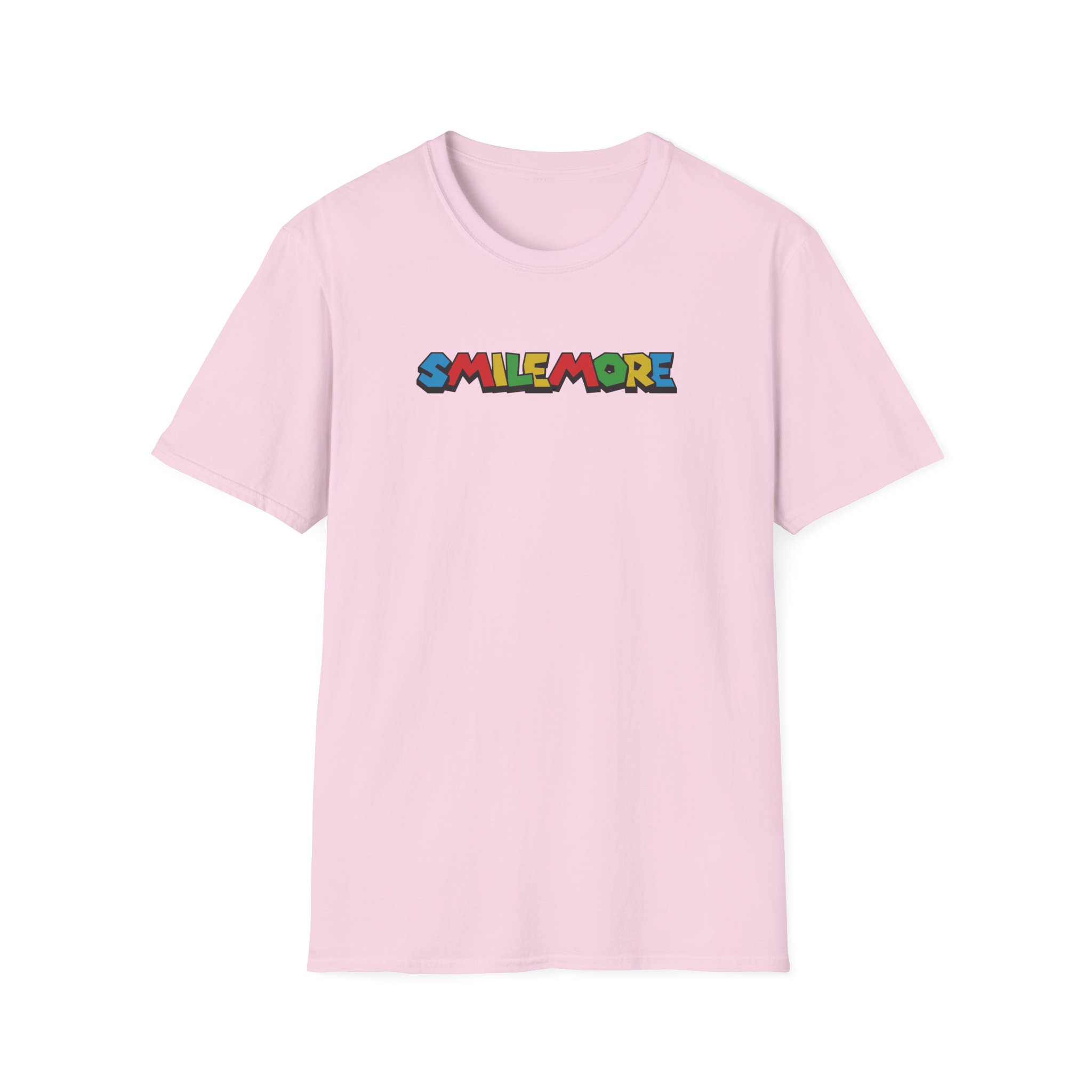 Roman Atwood Colorful Smile More Unisex Softstyle T-Shirt - Image 27