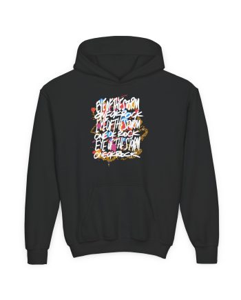 One Ok Rock Painted Storm Youth Heavy Blend Hooded Sweatshirt