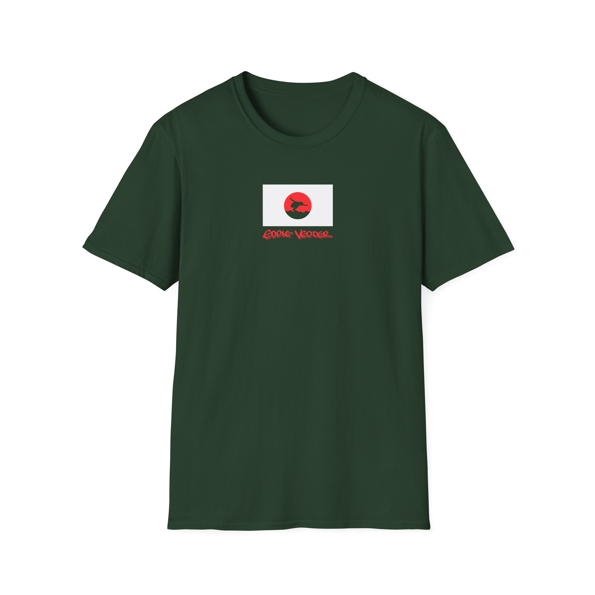 Eddie Vedder Flag Unisex Softstyle T-Shirt - Image 5