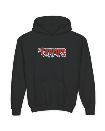 The Cramps Logo Youth Heavy Blend Hooded Sweatshirt