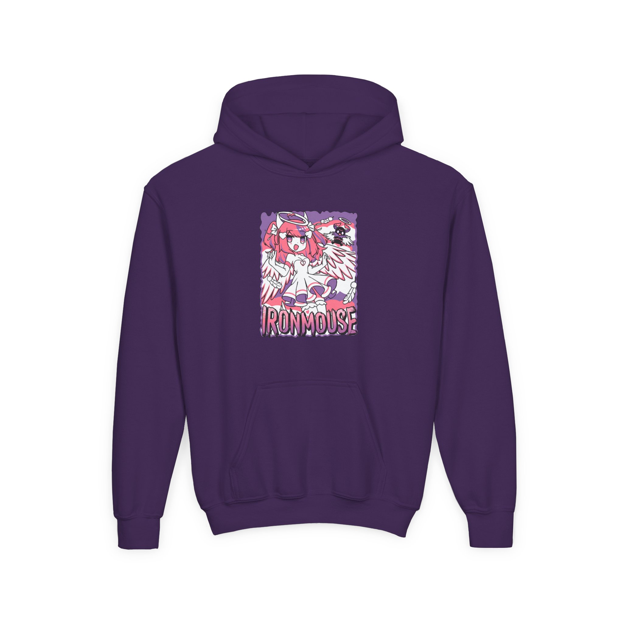 Ironmouse Youth Heavy Blend Hooded Sweatshirt - Image 11