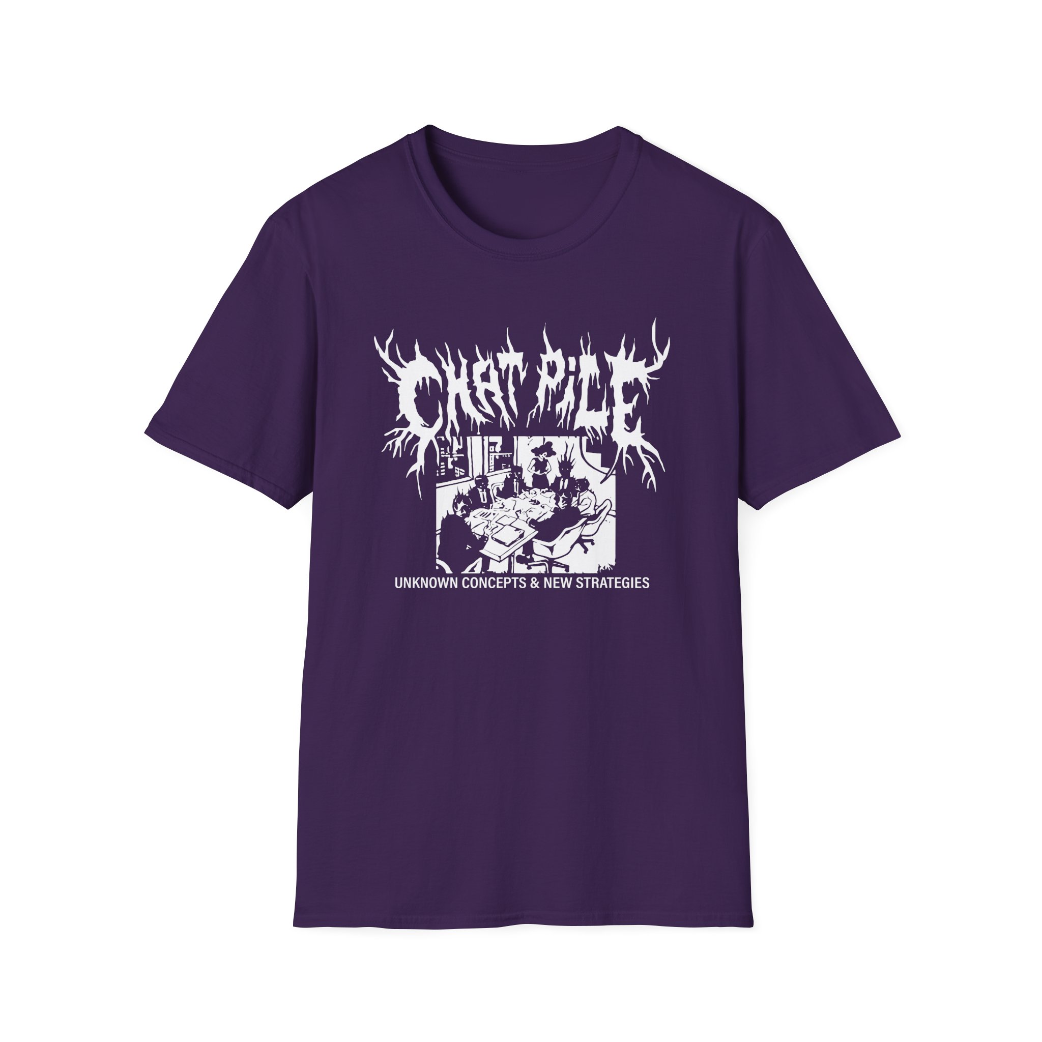 Chat Pile Show Poster Los Angeles Unisex Softstyle T-shirt - Image 15