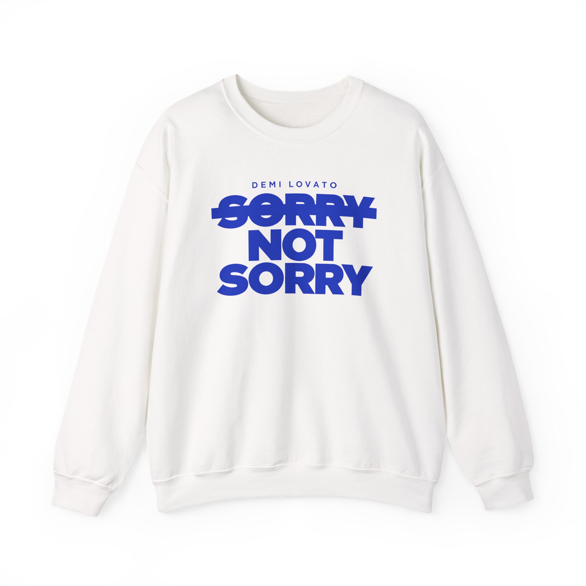 D L Sorry Not Sorry Unisex Heavy Blend™ Crewneck Sweatshirt