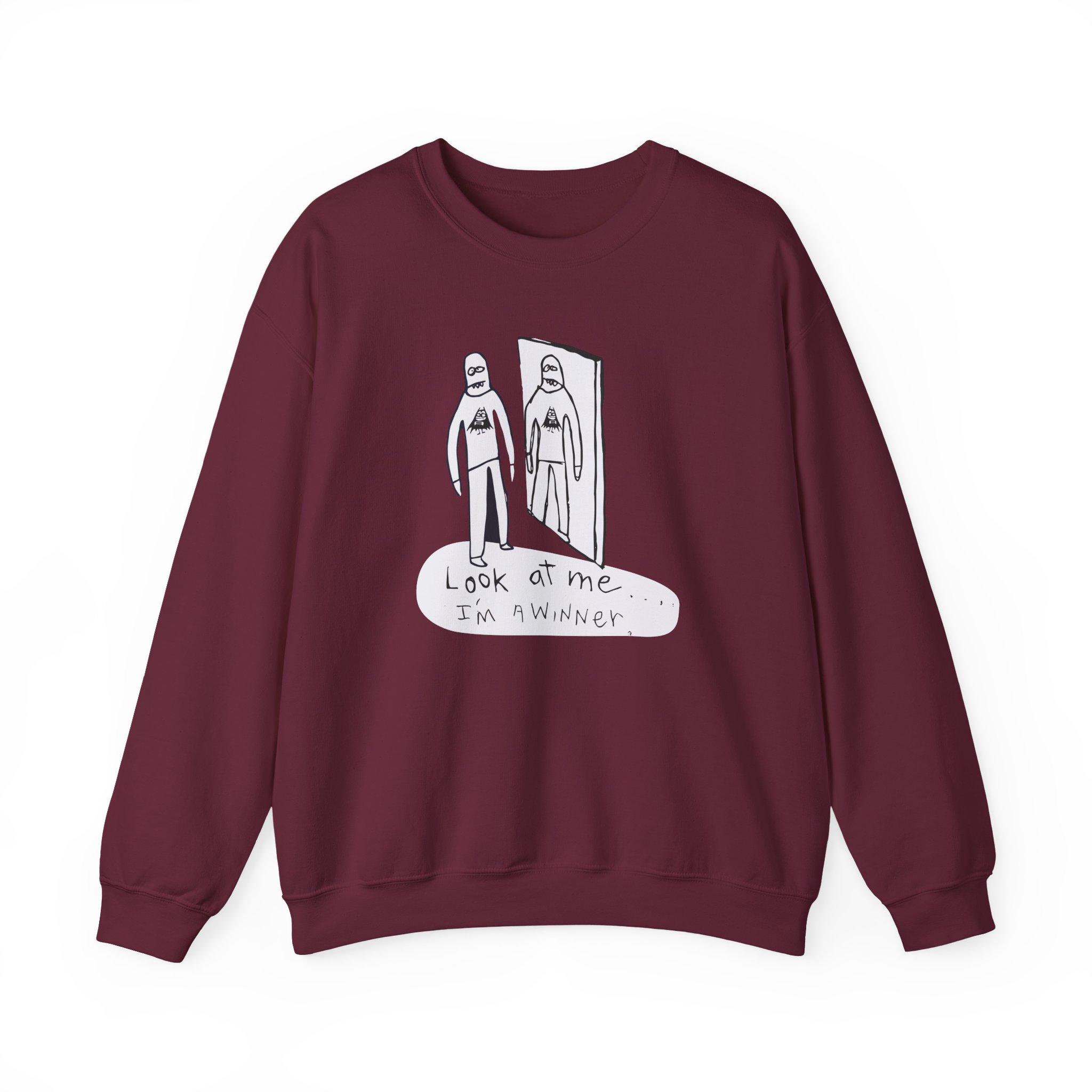 The Aquabats Look at Me. I'm a Winner! Unisex Heavy Blend™ Crewneck Sweatshirt - Image 3
