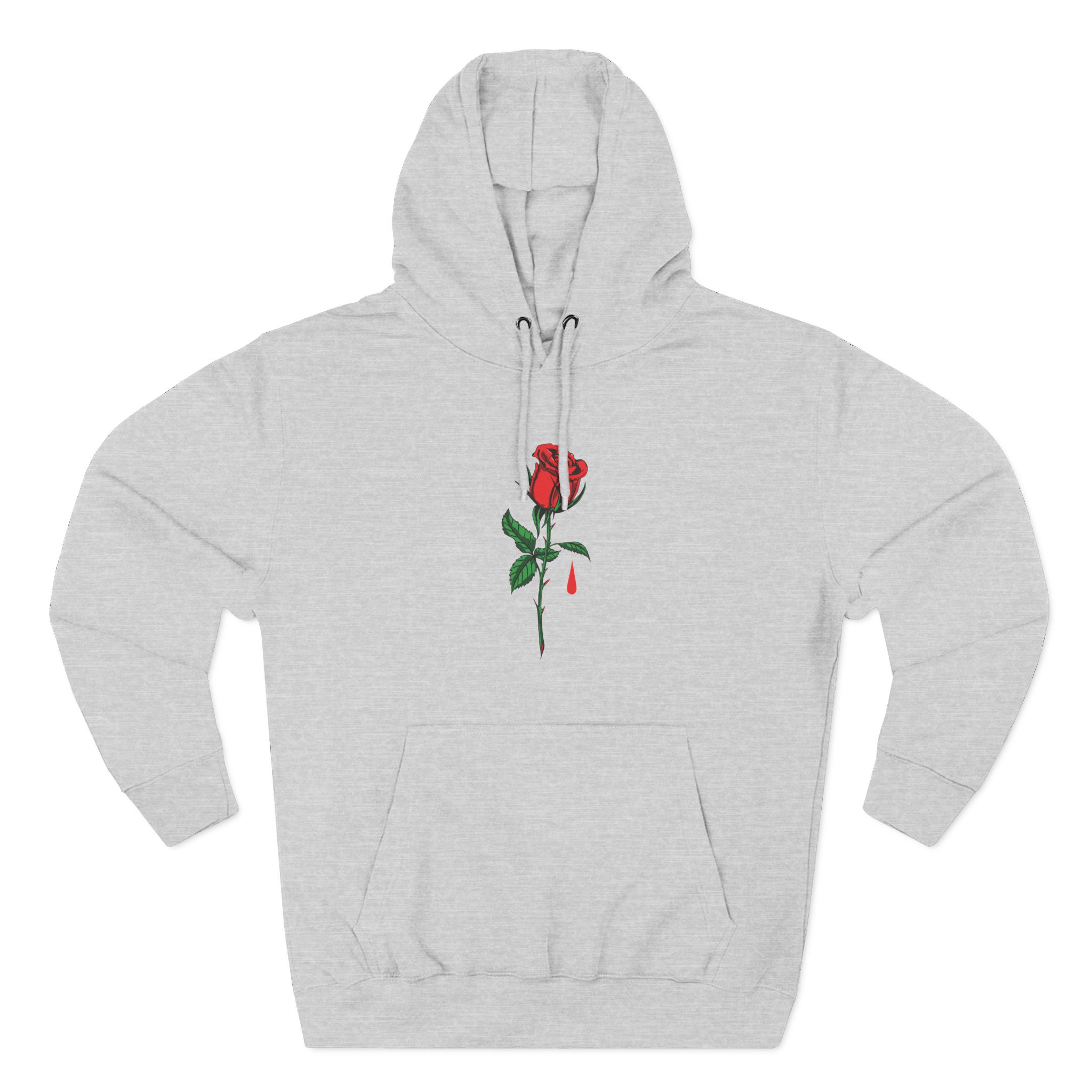 Blue October Big Rose Three-Panel Fleece Hoodie - Image 3