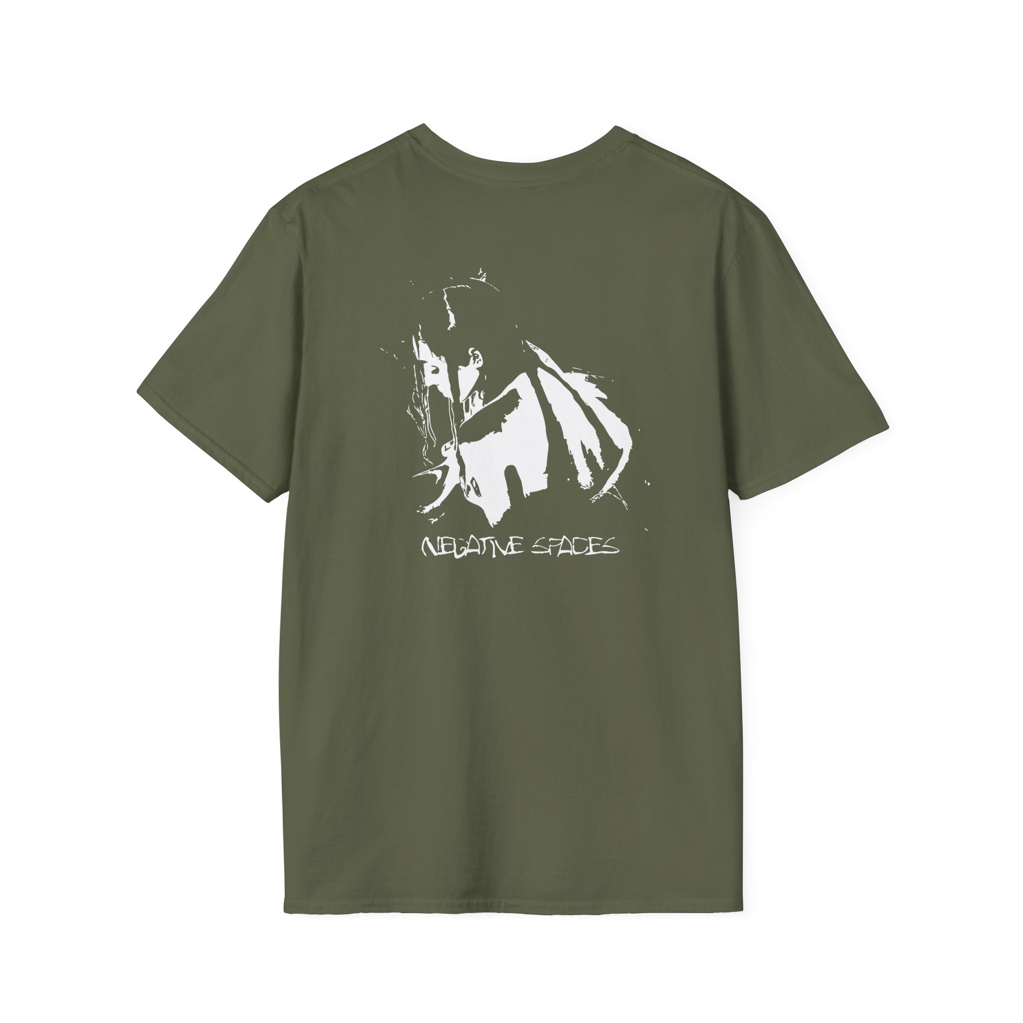 Poppy Negative Spaces Unisex Softstyle T-Shirt - Image 6