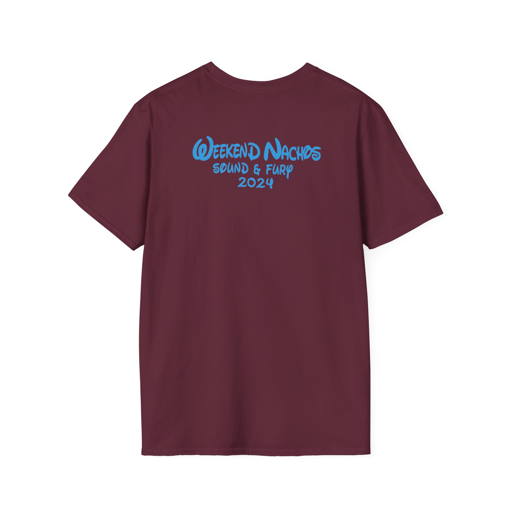 Weekend Nachos Sound and Fury Unisex Softstyle T-Shirt - Image 4