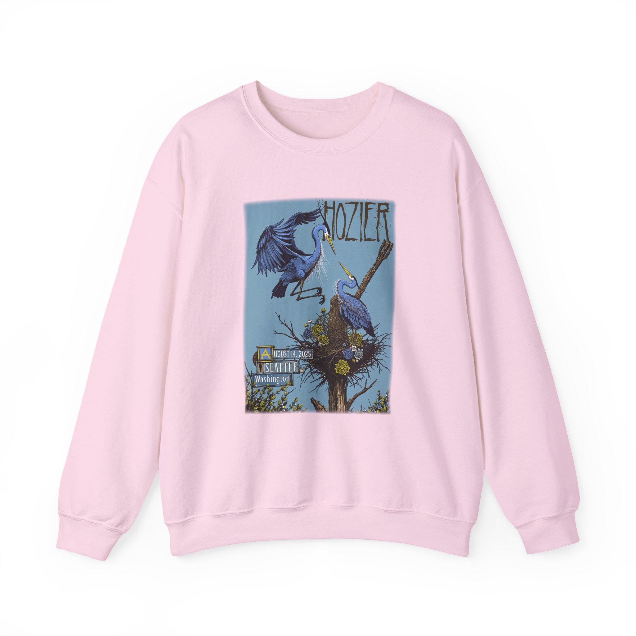 Hozier Seattle August 14 Show Unisex Heavy Blend™ Crewneck Sweatshirt - Image 9