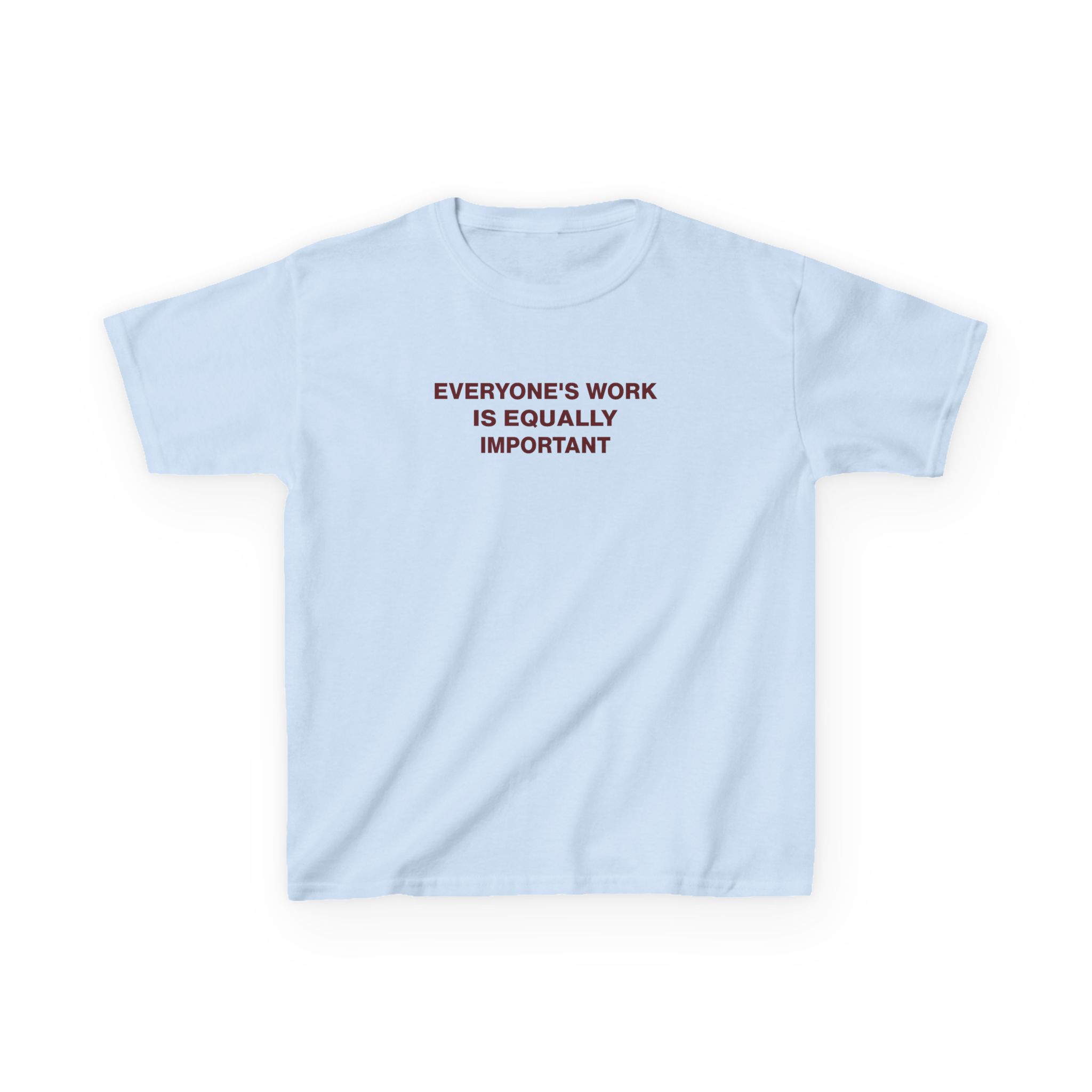 Jenny Holzer Everyone's Work is Equally Important Kids Heavy Cotton™ Tee - Image 9