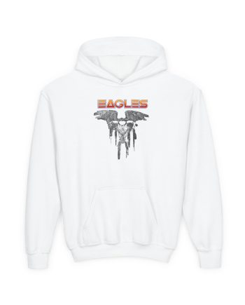 Youth The Eagles One of These Nights Ringer Heavy Blend Hooded Sweatshirt
