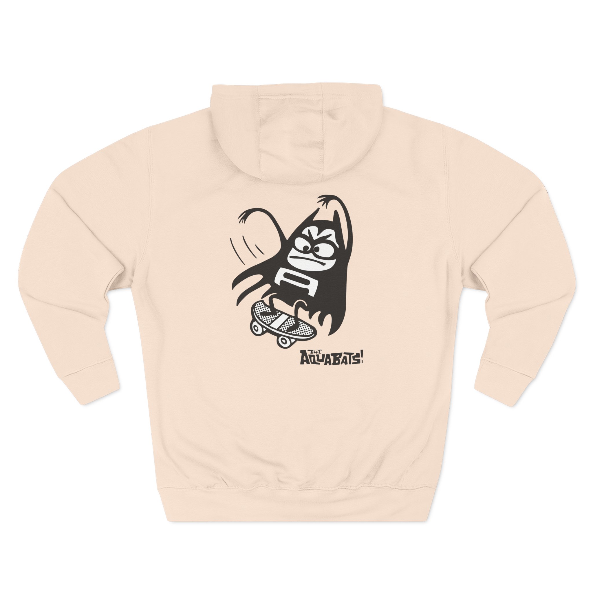 The Aquabats Lil Bat Skateboard Three-Panel Fleece Hoodie - Image 2