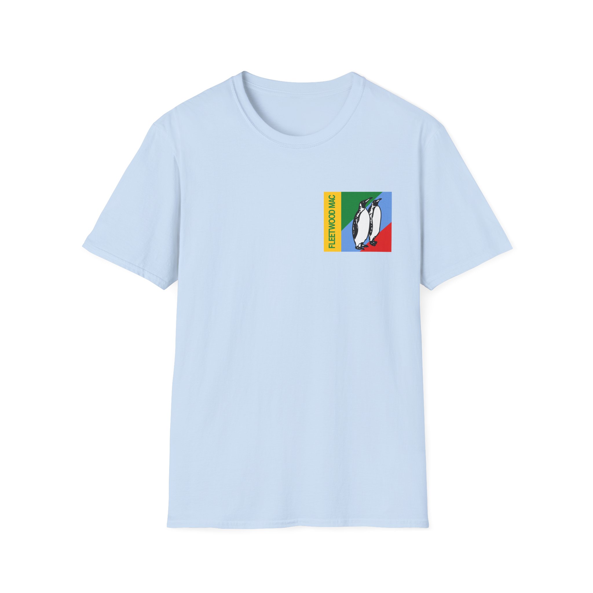 Fleetwood Mac Duo Penguin Collared Unisex Softstyle T-Shirt - Image 13