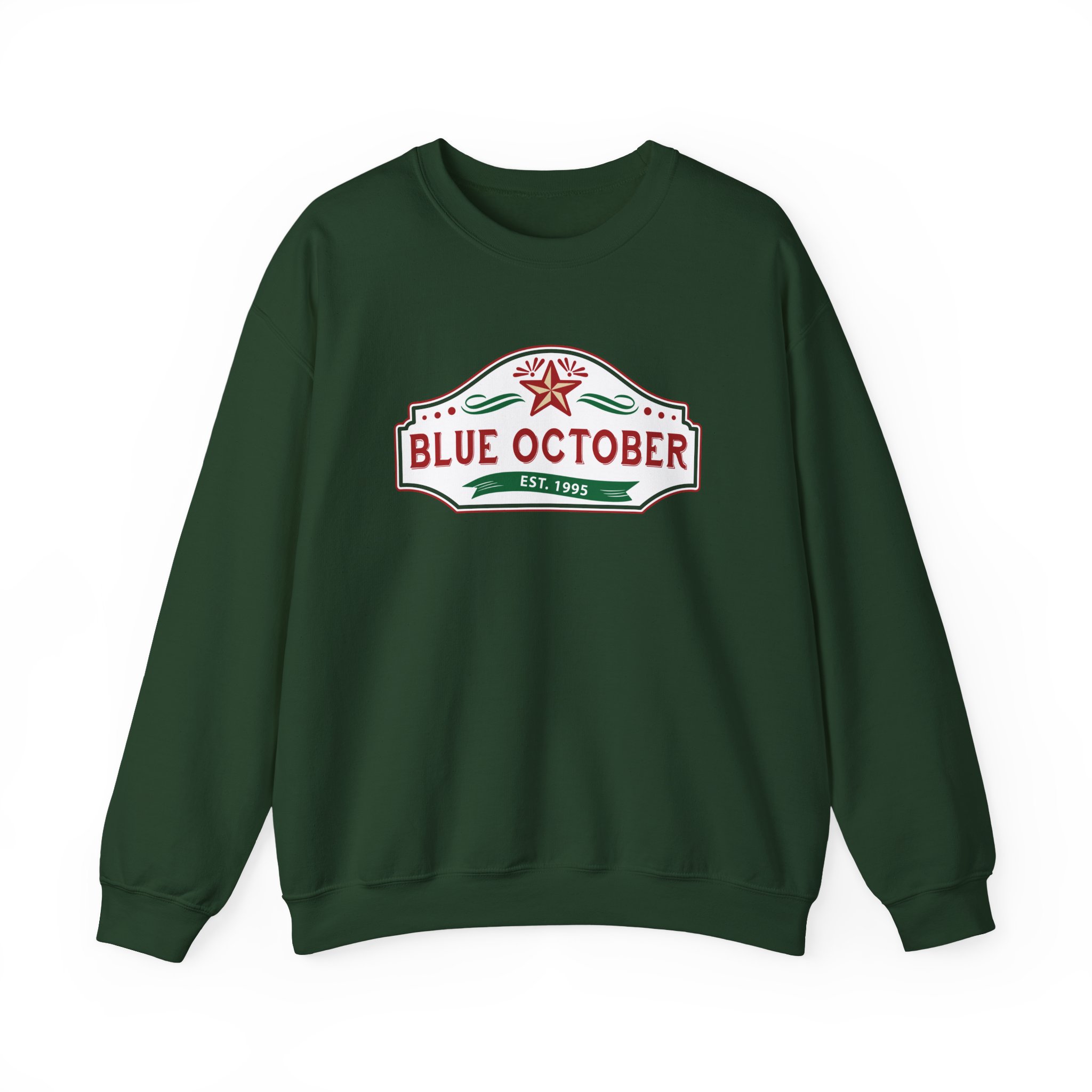 Blue October Est 1995 Unisex Heavy Blend™ Crewneck Sweatshirt - Image 7
