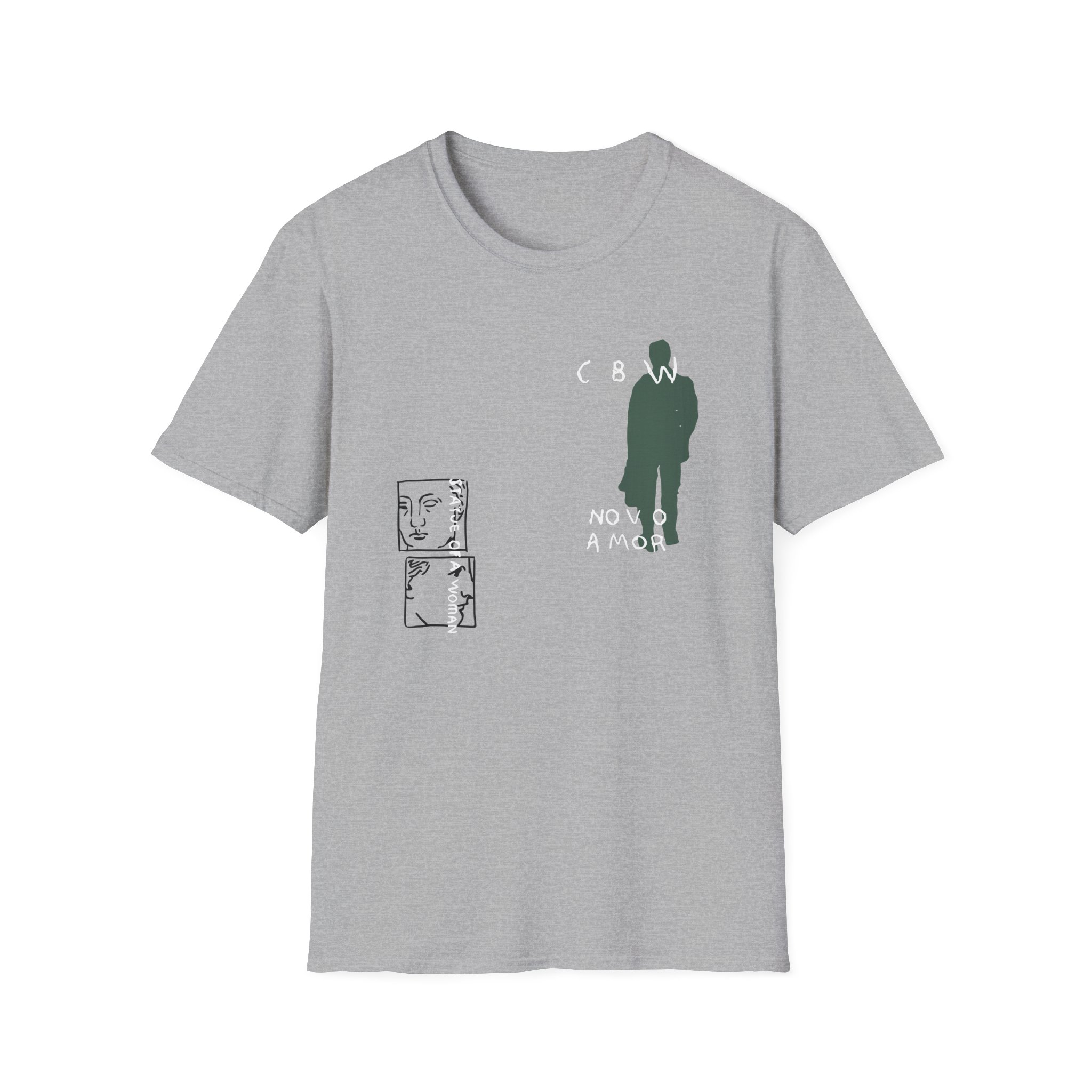 Novo Amor Statue Unisex Softstyle T-Shirt