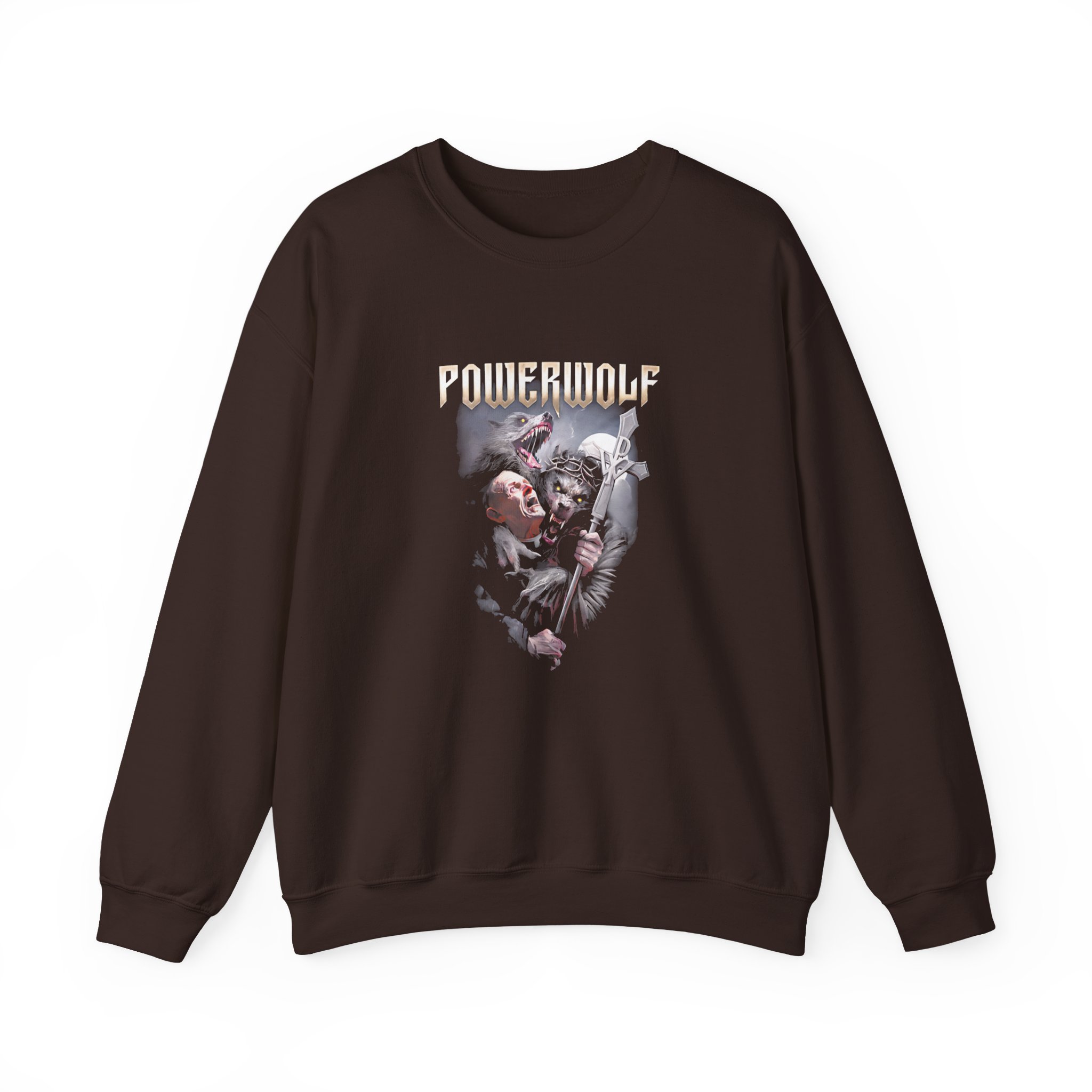 Powerwolf Thunderpriest Unisex Heavy Blend™ Crewneck Sweatshirt - Image 3